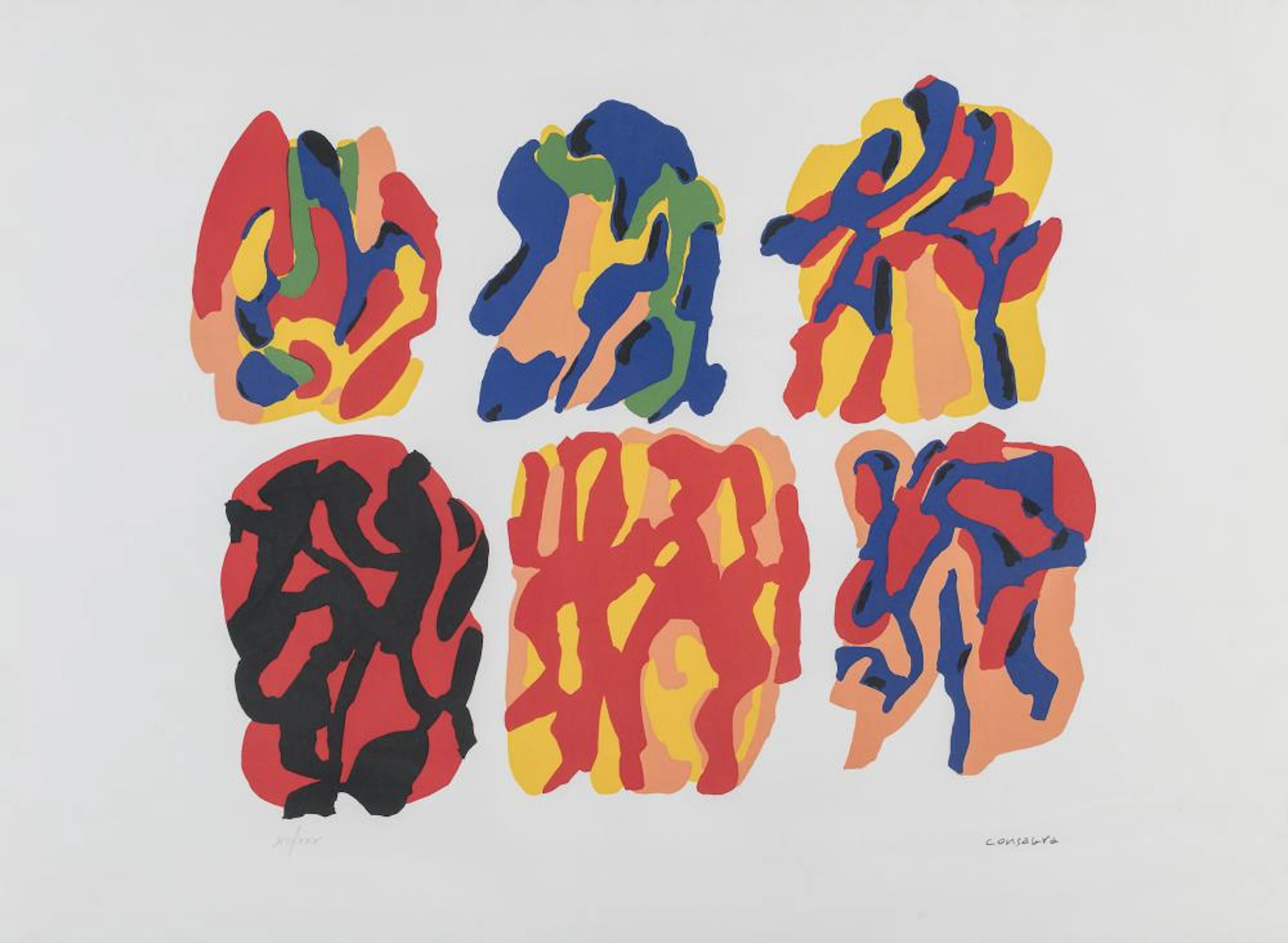 LITHOGRAPH BY PIETRO CONSAGRA