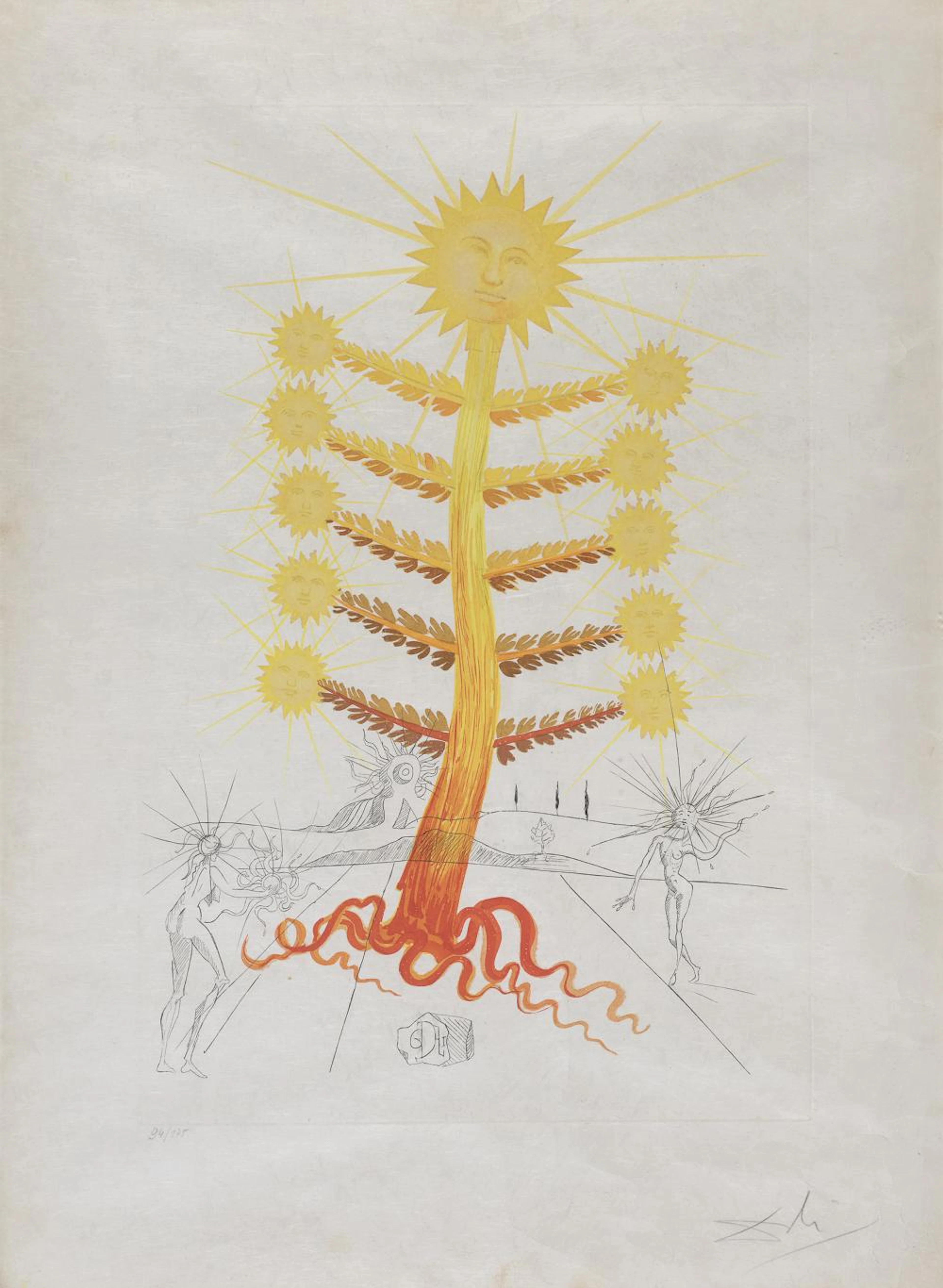 LITHOGRAPH BY SALVADOR DALÍ