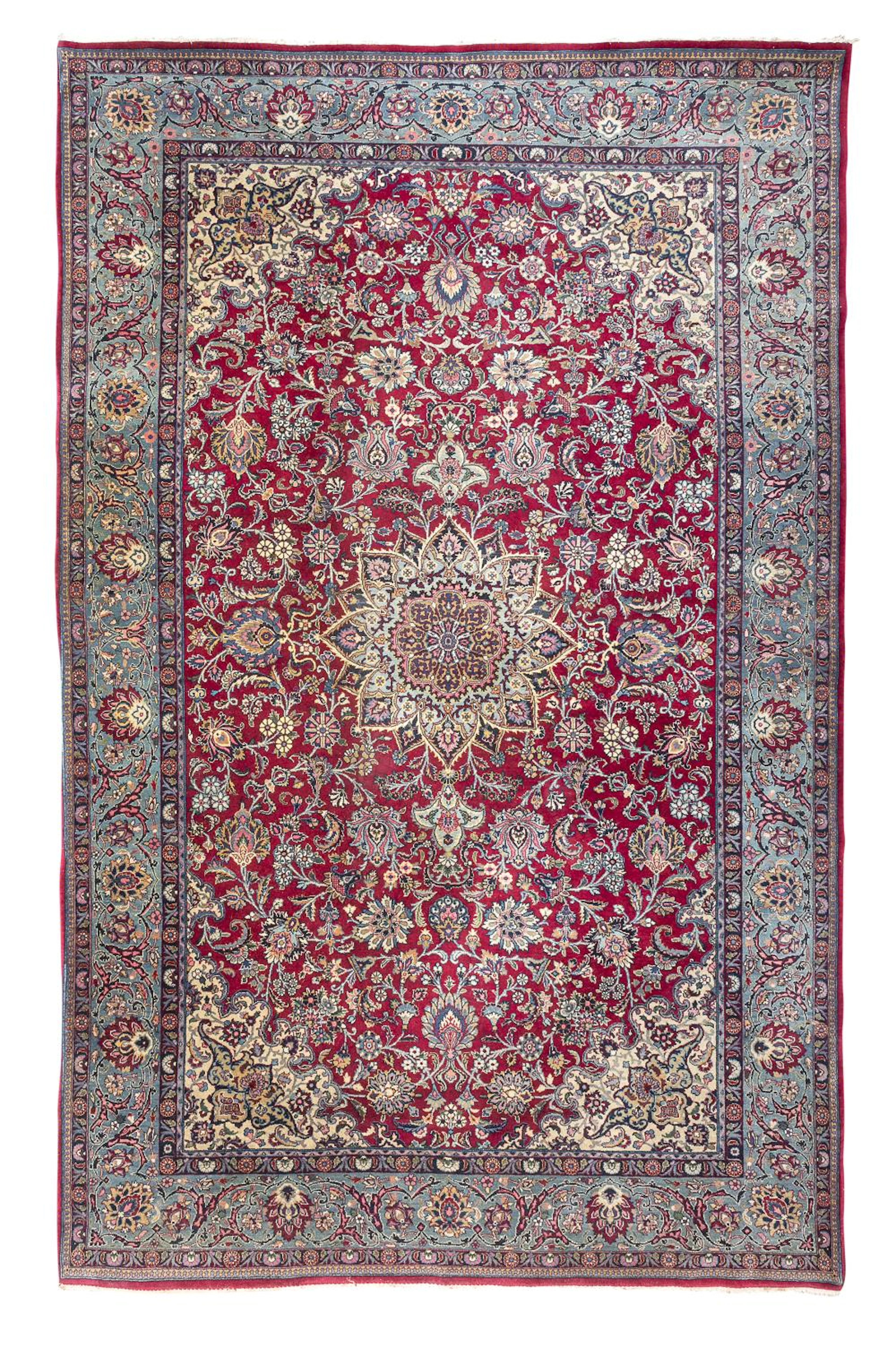 WONDERFUL KASHAN CARPET, MID 20TH CENTURY