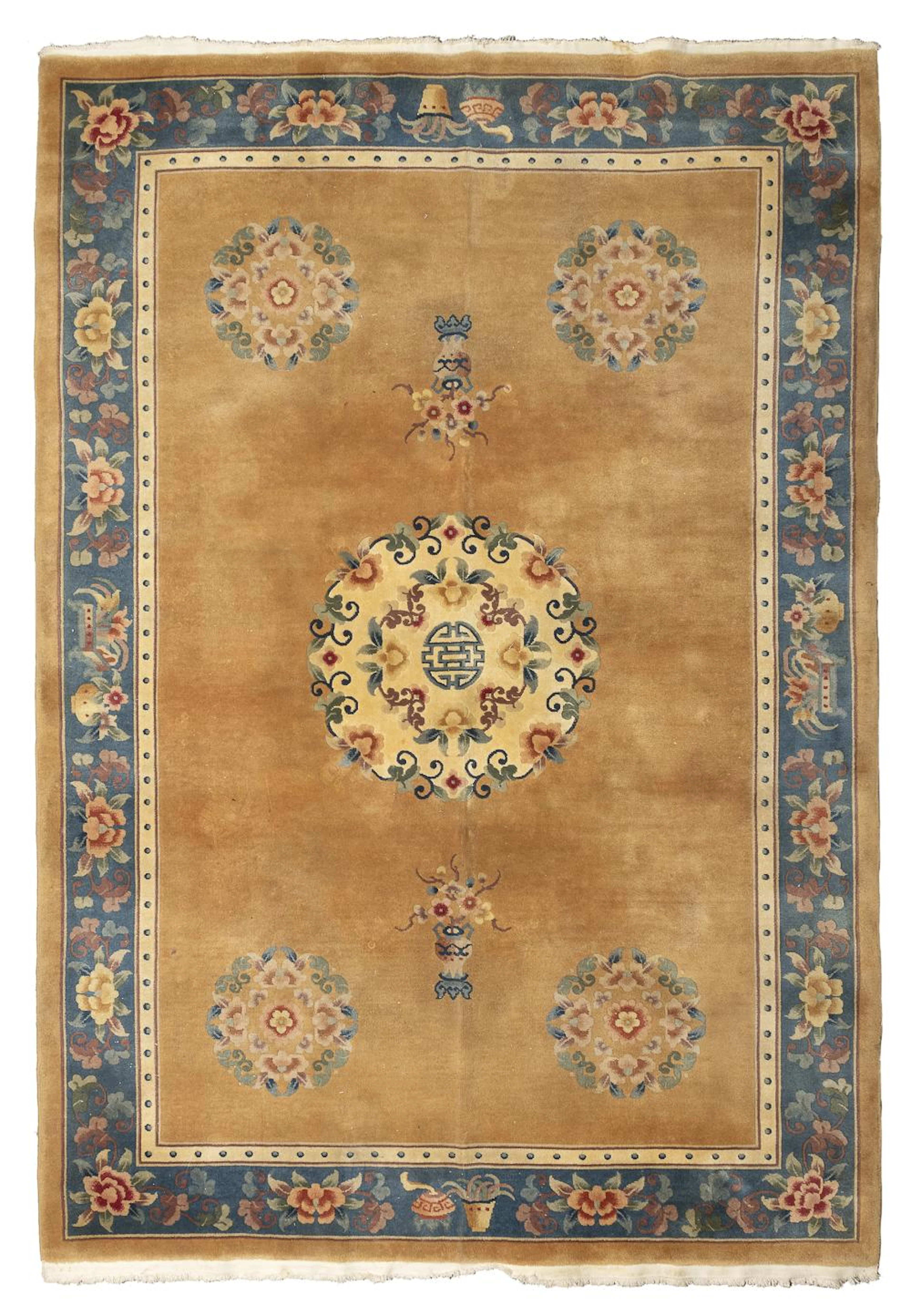 CHINESE CARPET, TIEN-TSIN MID 20TH CENTURY