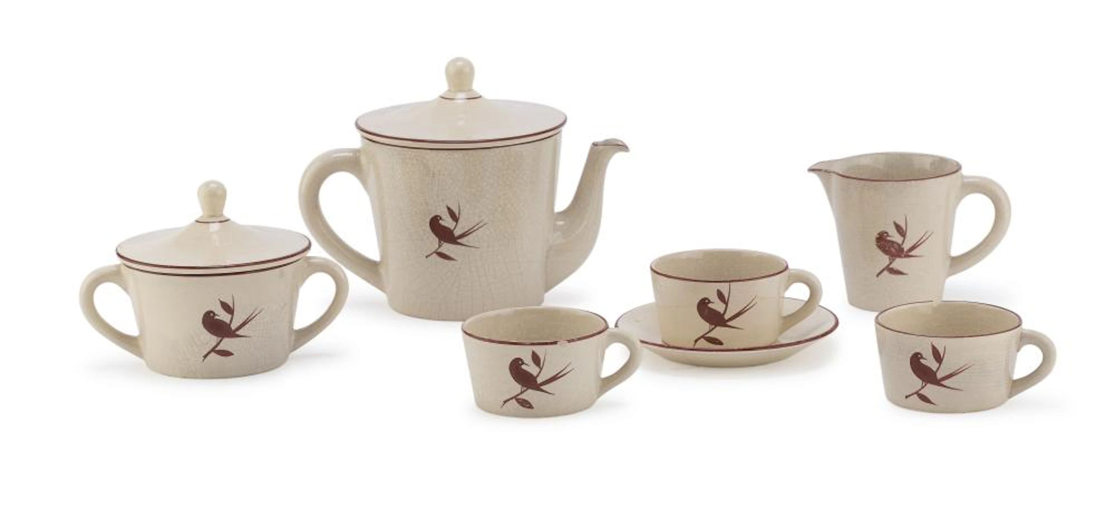 TEA SERVICE BY RICHARD GINORI SAN CRISTOFORO 1930s