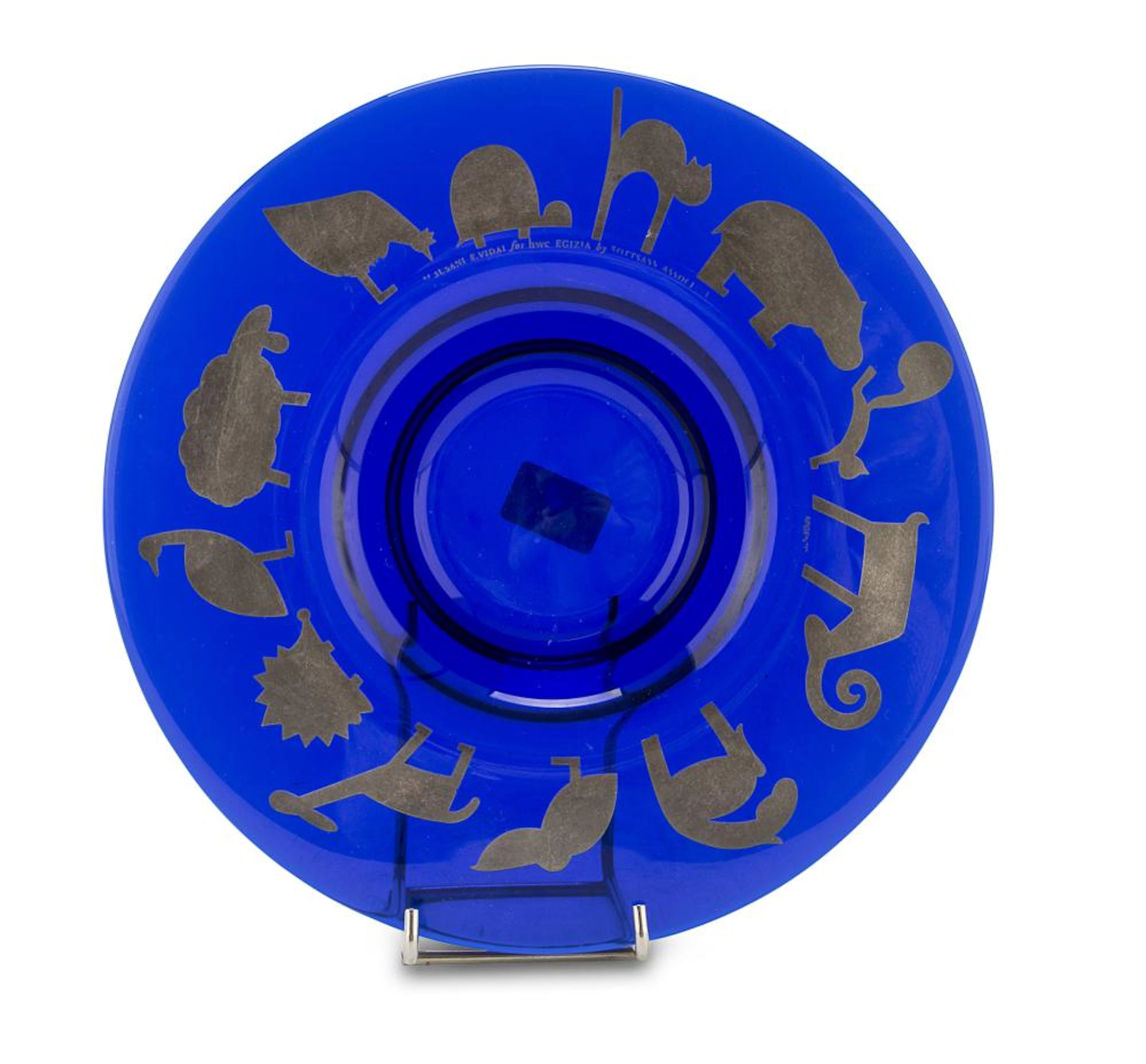 PLATE BY ETTORE SOTTSASS (Innsbruck 1917- Milan 2007) FOR EGYPT 1980s