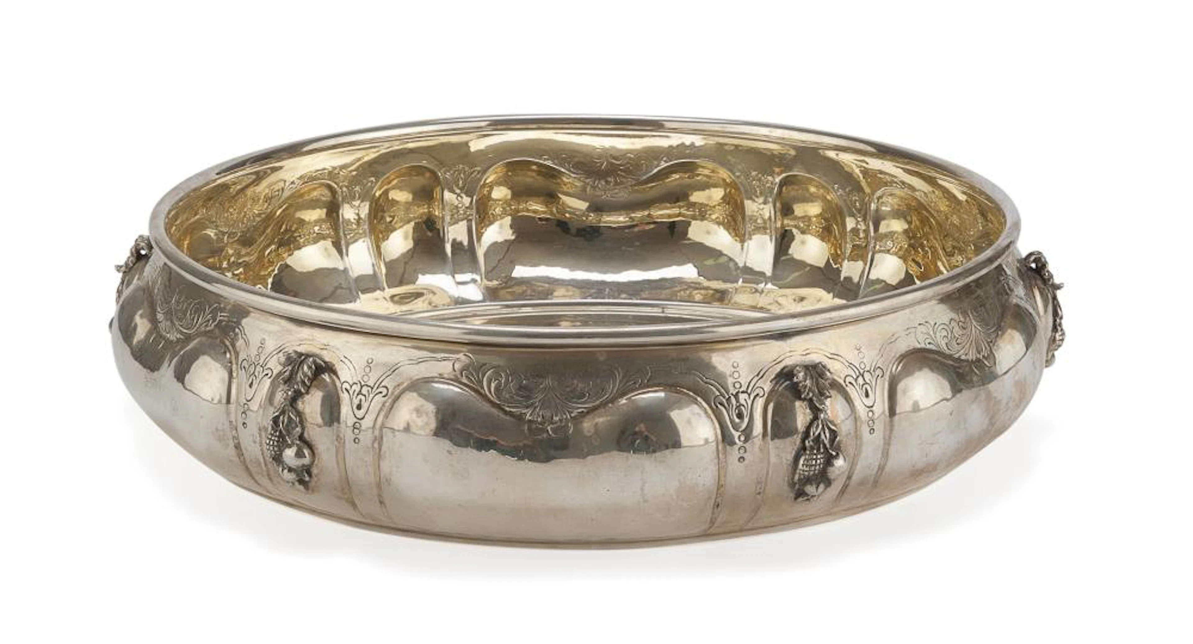 SILVER CENTERPIECE PUNCH ALESSANDRIA POST 1968
