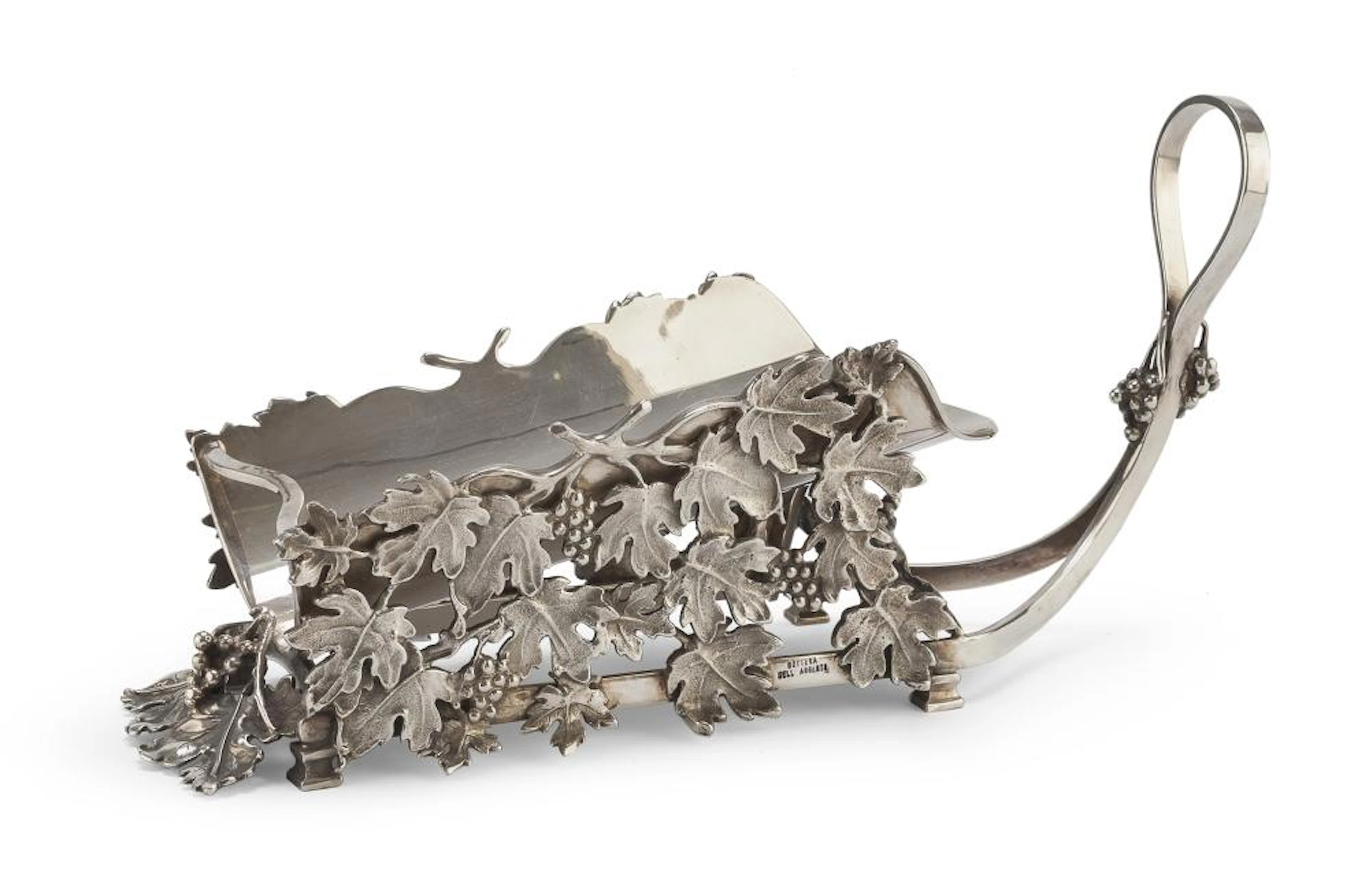 SILVER BOTTLE HOLDER MILAN POST 1968