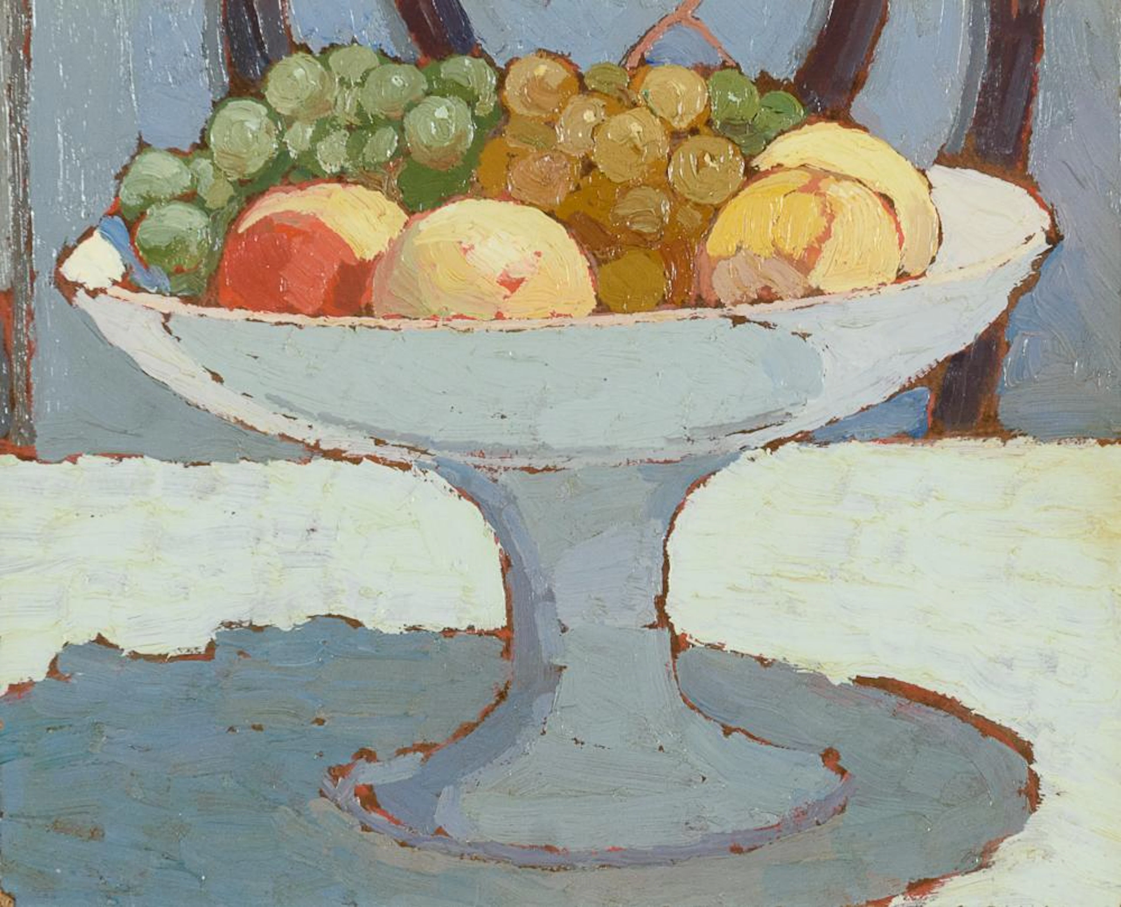 OIL PAINTING THE FRUIT BOWL BY OSCAR GHIGLIA, 1908