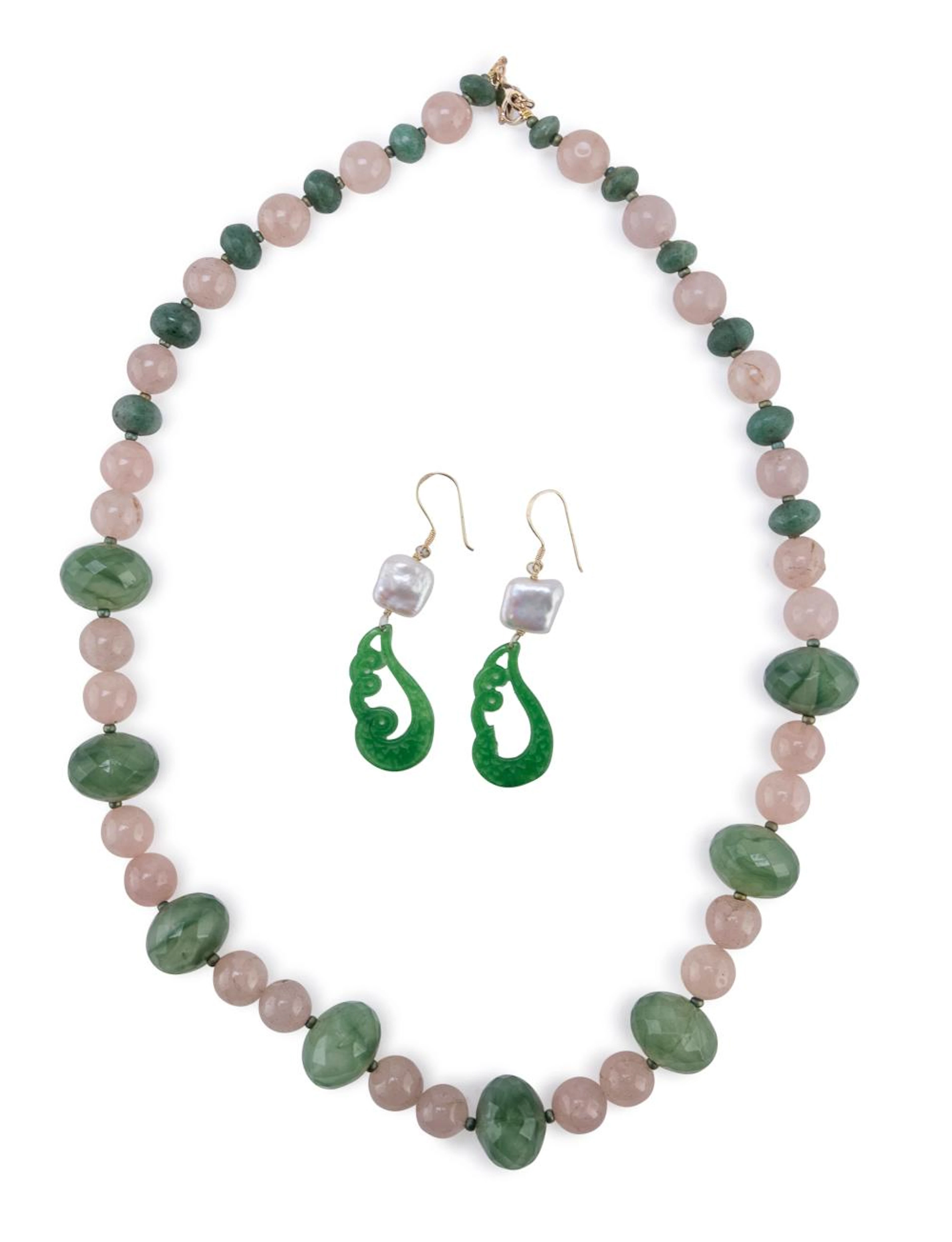 NECKLACE AND EARRINGS