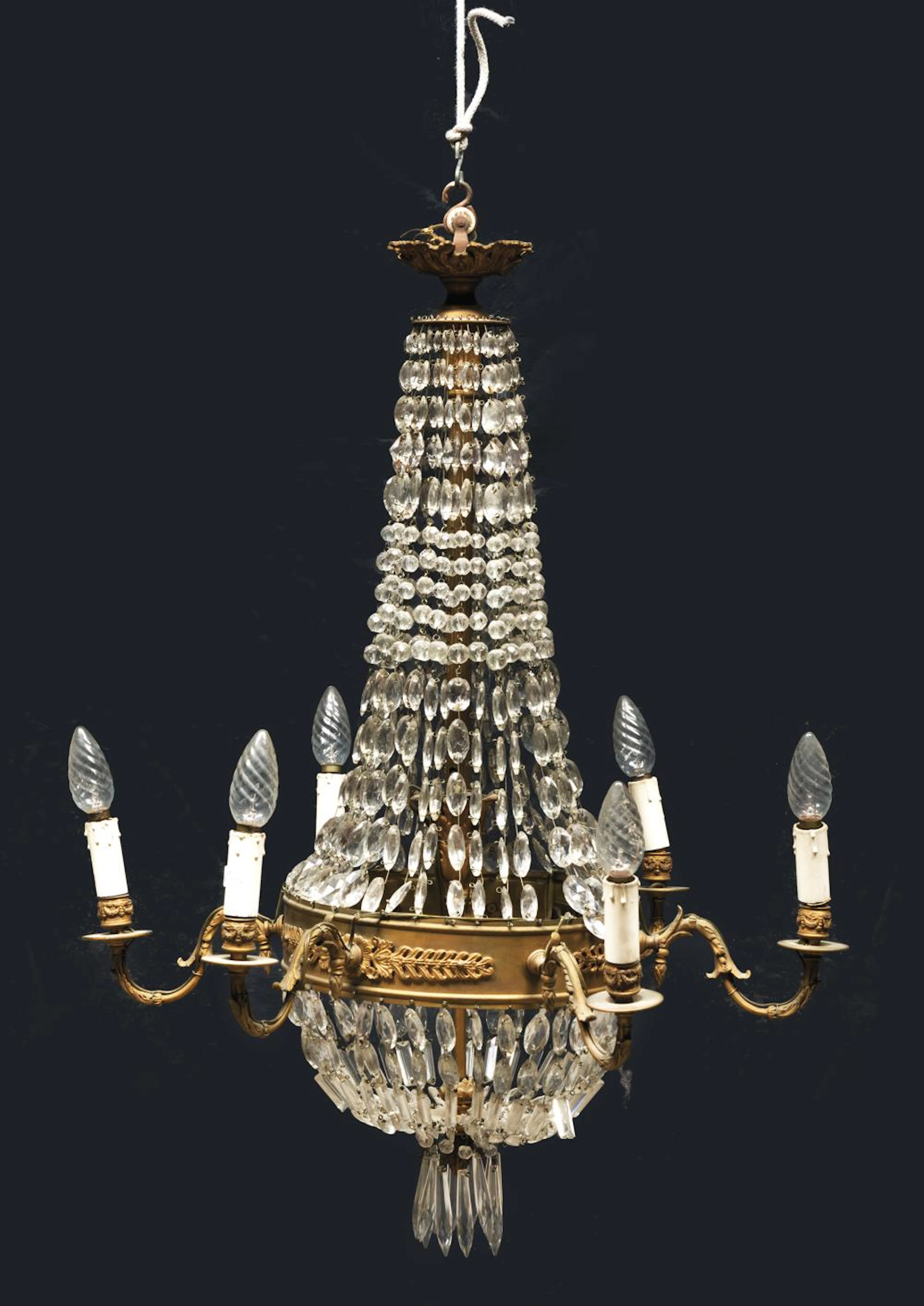 SMALL BELL CHANDELIER 19TH CENTURY