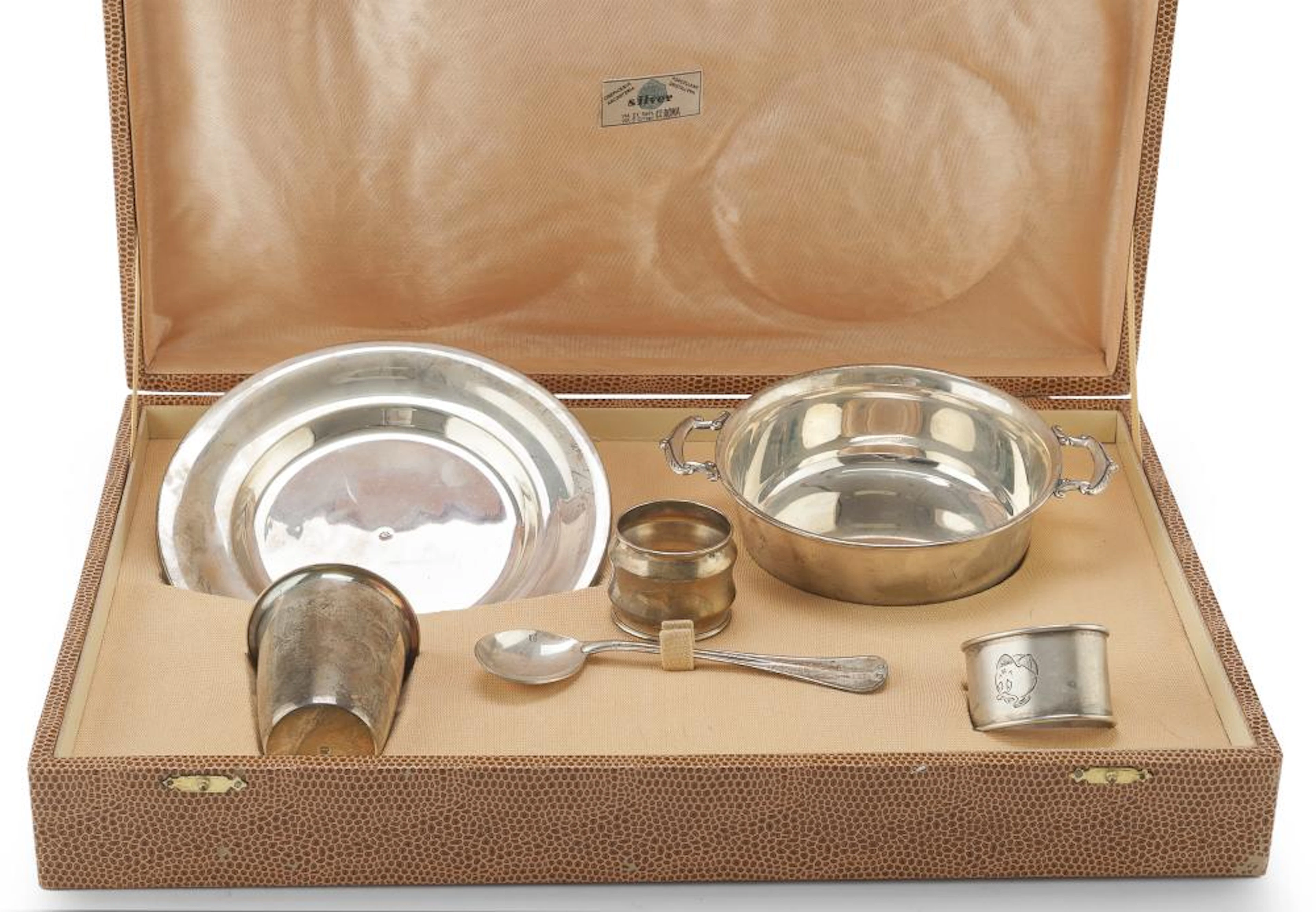 SILVER TABLE SET FOR CHILDREN FLORENCE 1944/1968