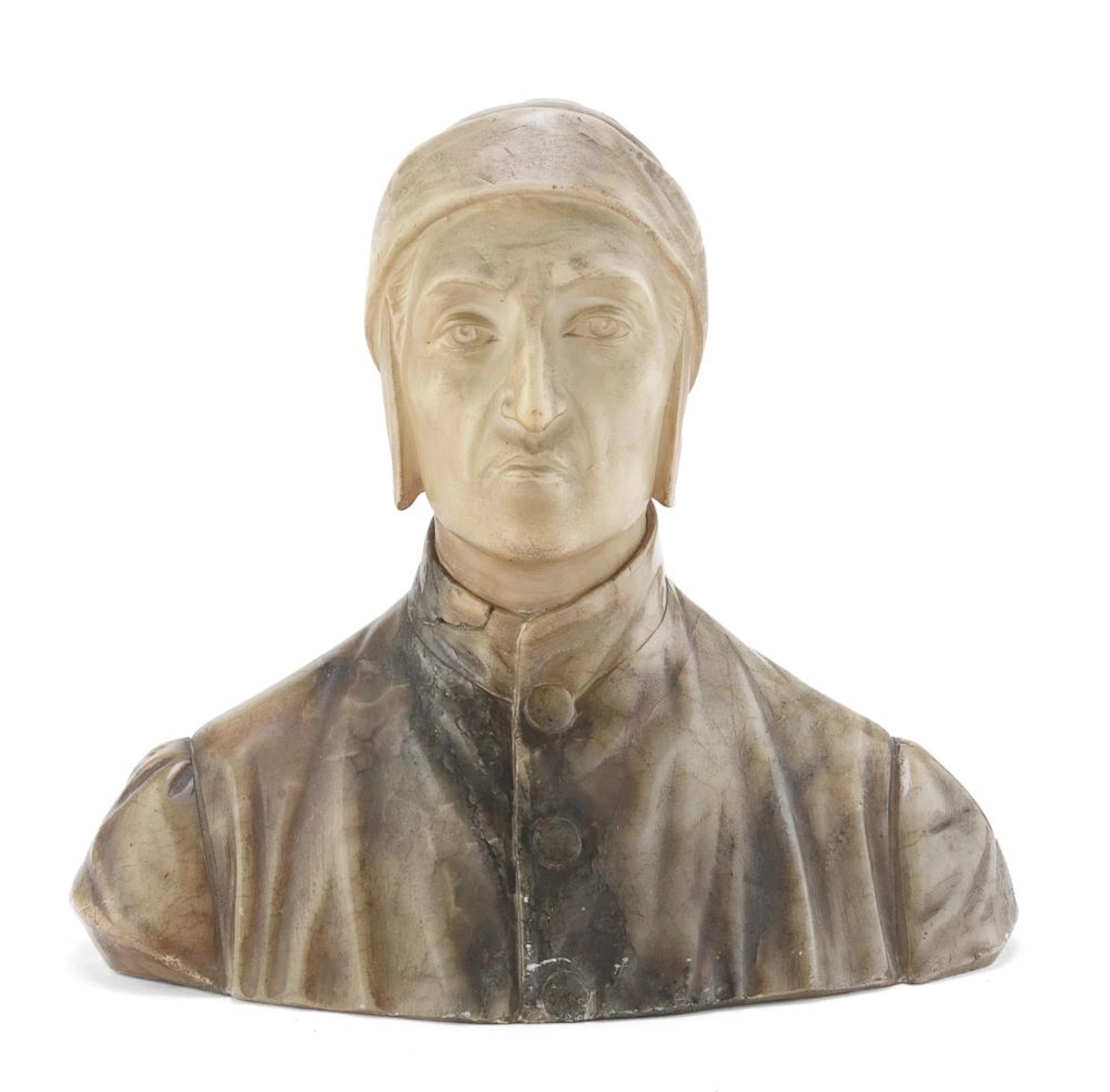 DANTE BUST IN ONYX LATE 19TH CENTURY