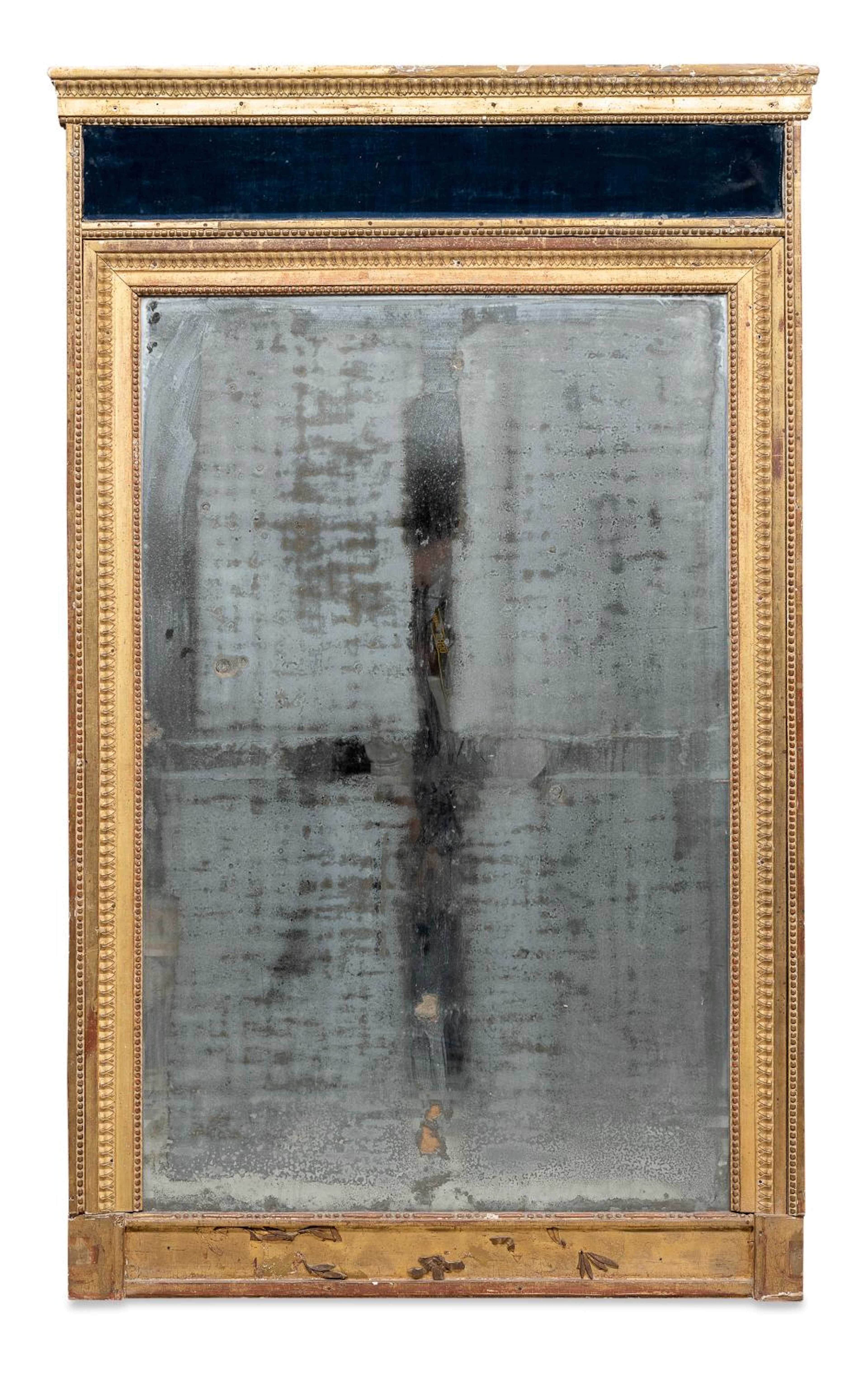 FIREPLACE MIRROR IN GILTWOOD EARLY 19TH CENTURY