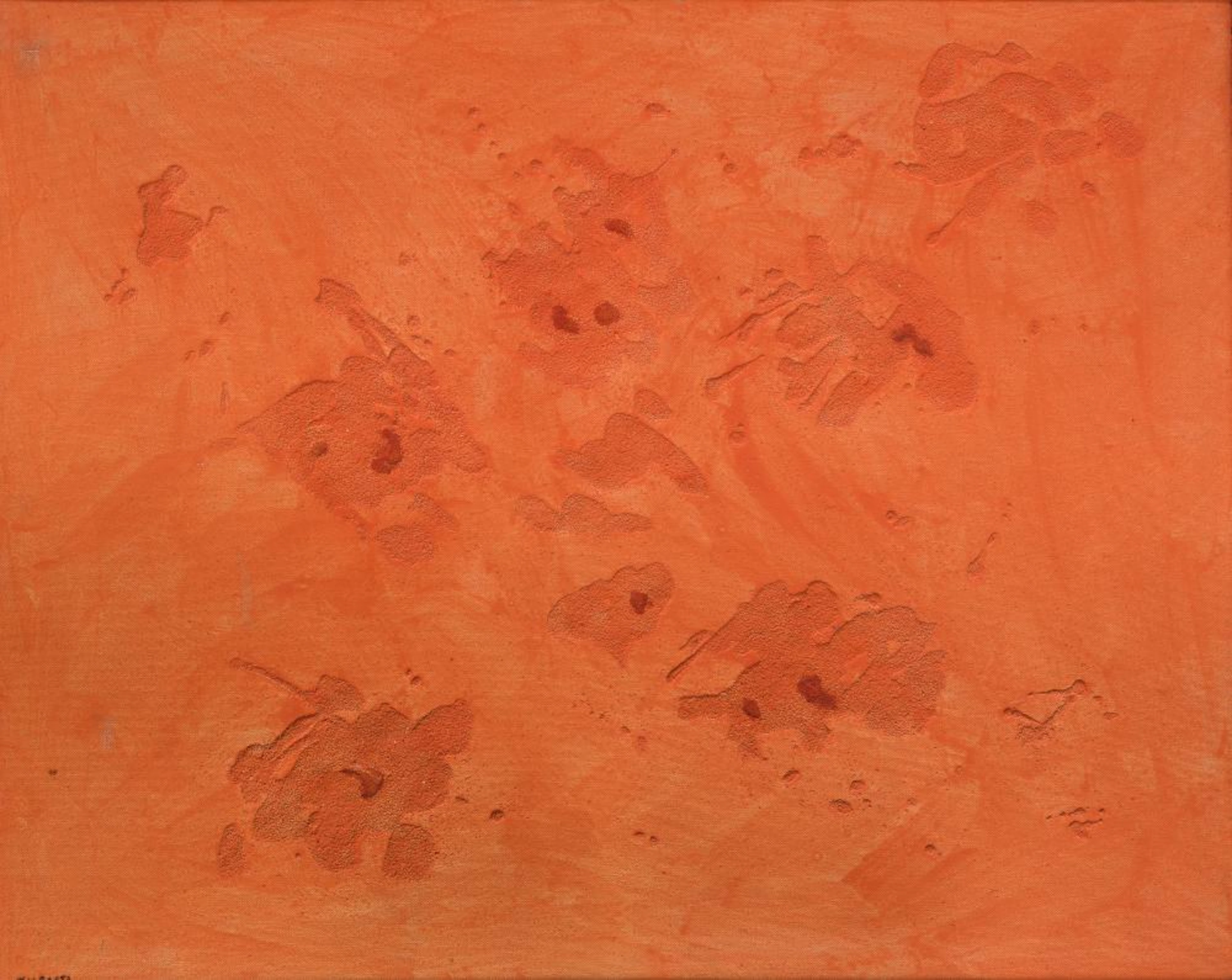 OIL PAINTING BY GIULIO TURCATO