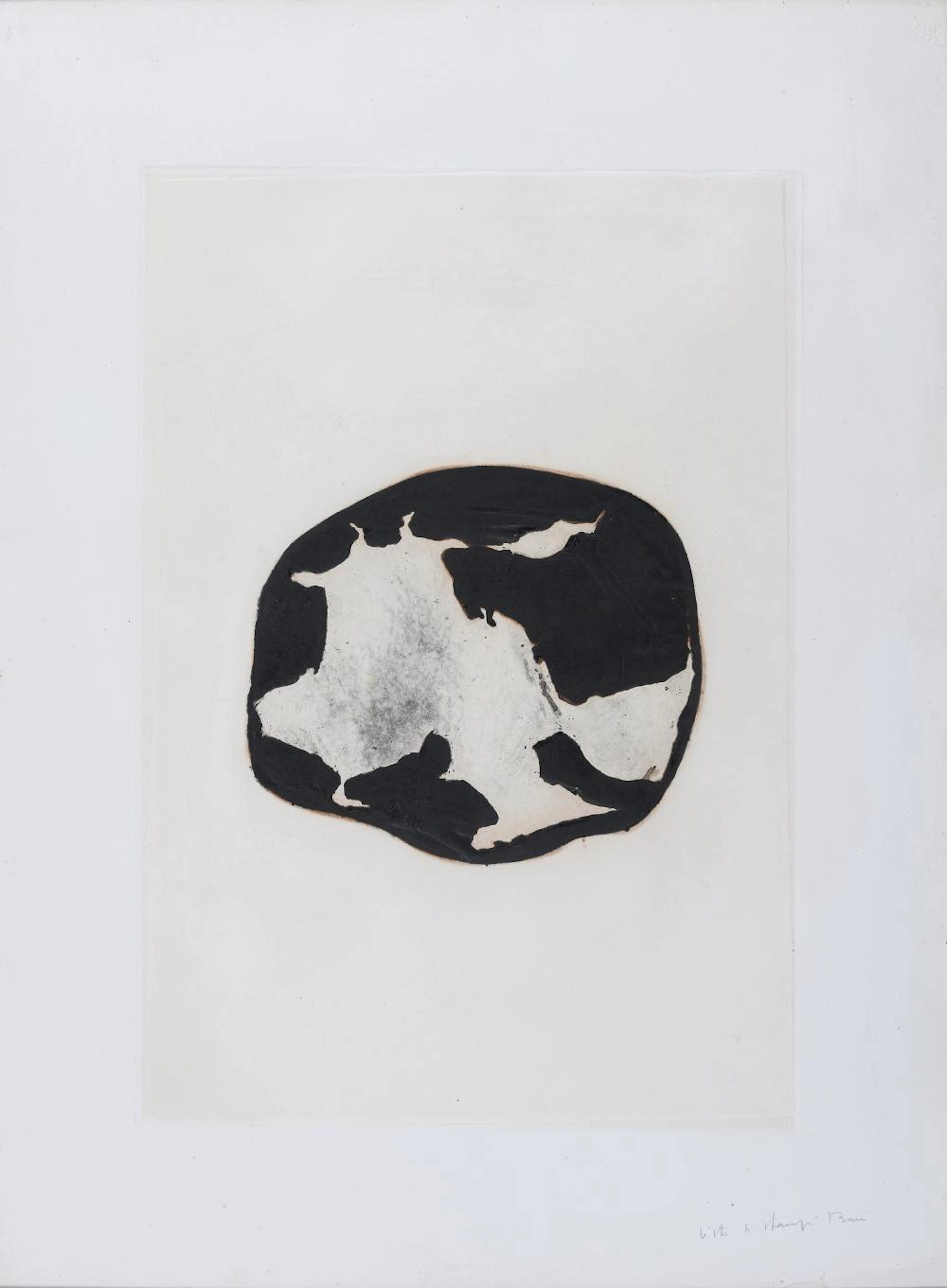 ETCHING COMBUSTION 2 BY ALBERTO BURRI, 1965