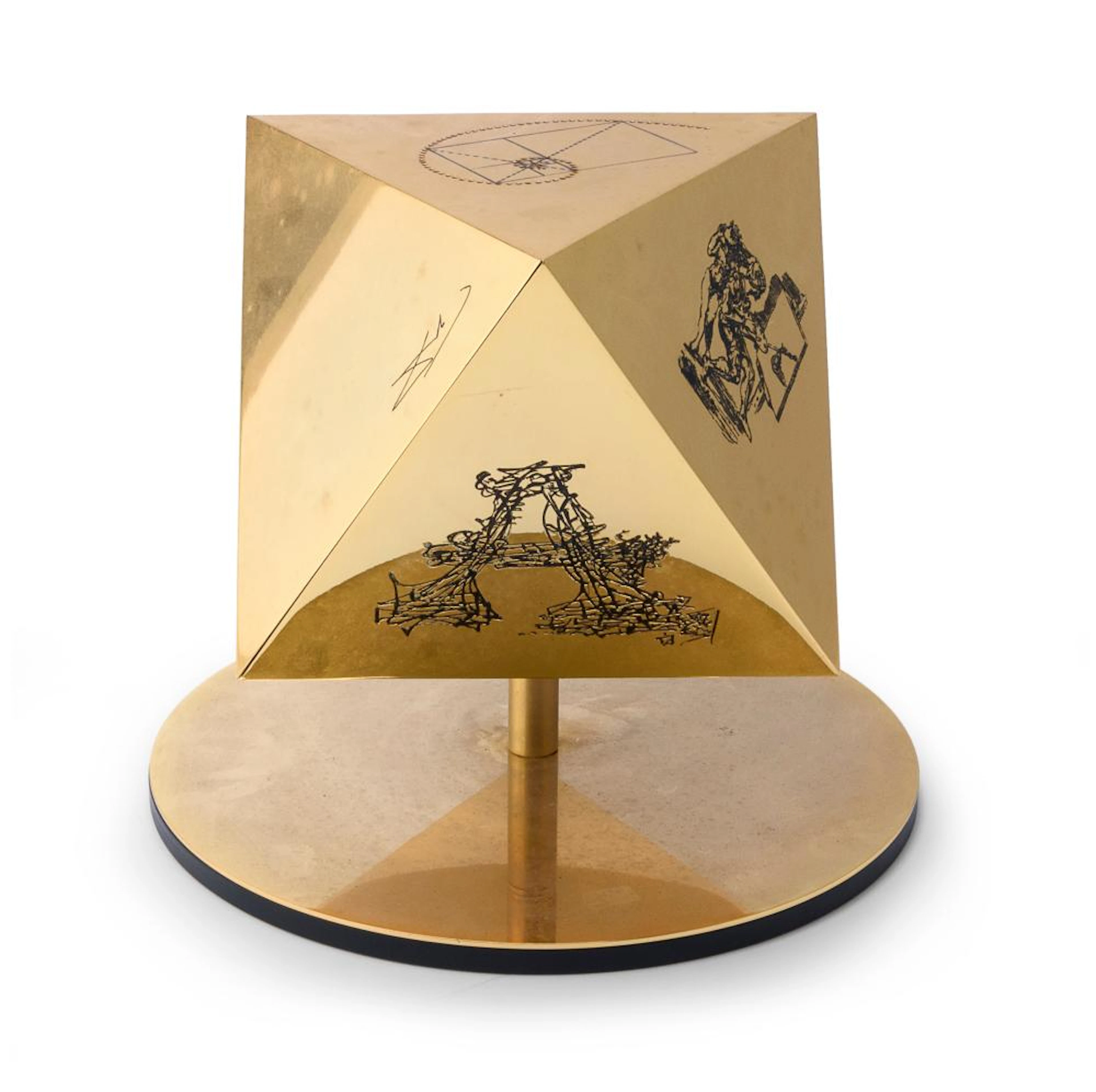 MULTIPLE GILDED METAL SCULPTURE BY SALVADOR DALÍ