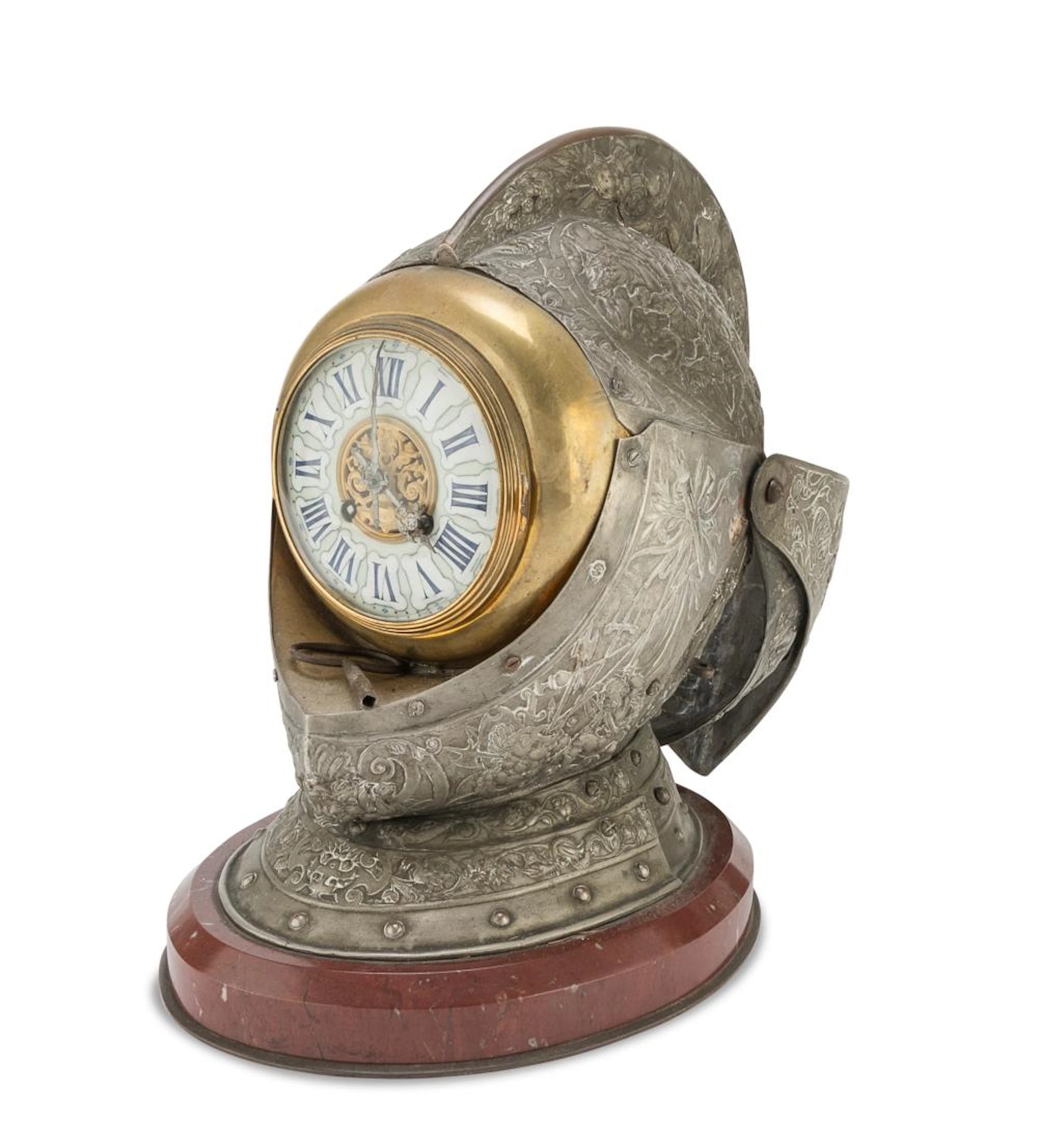 UNUSUAL TABLE CLOCK - 20TH CENTURY