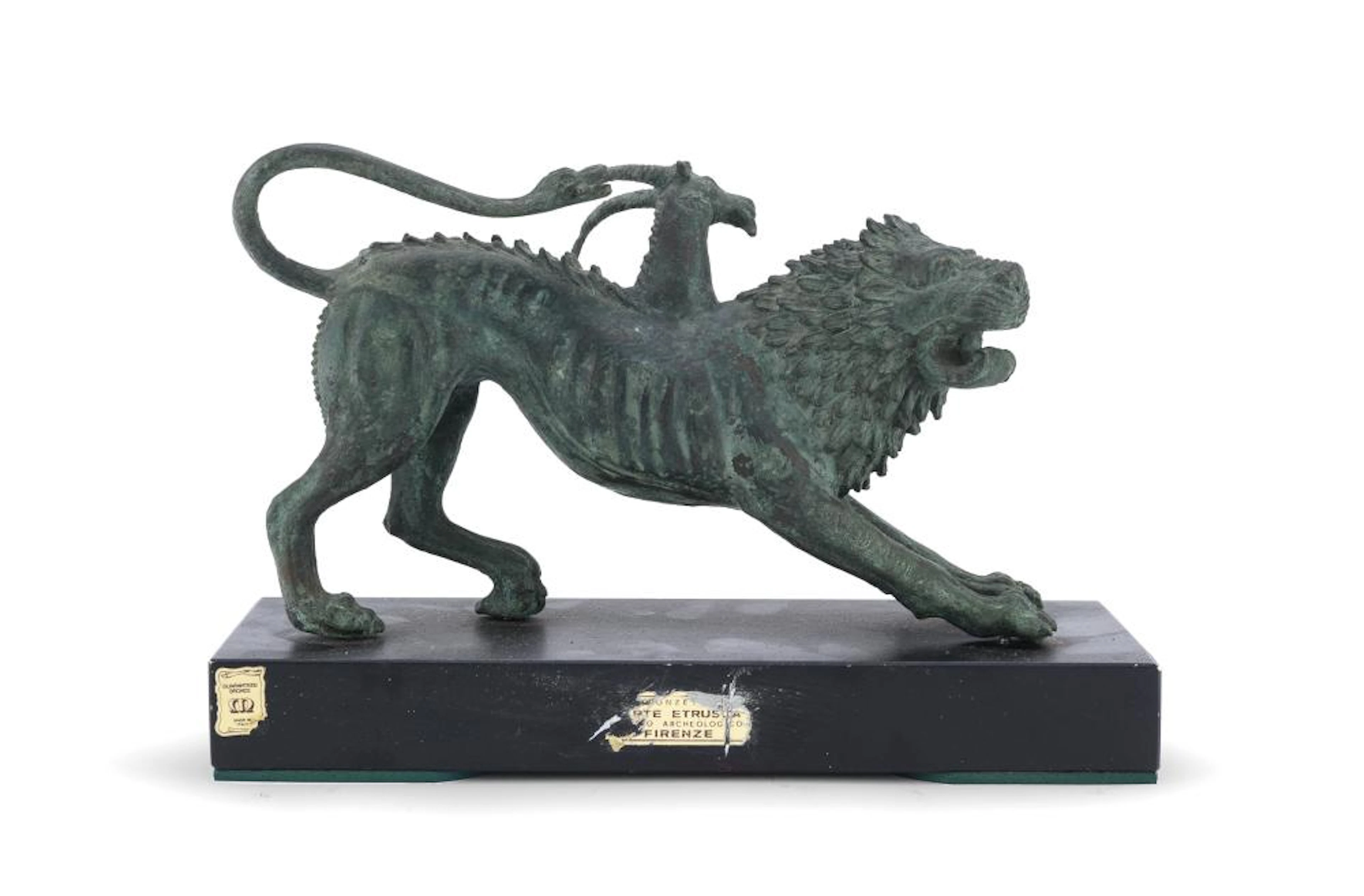 BRONZE CHIMERA SCULPTURE, 20TH CENTURY