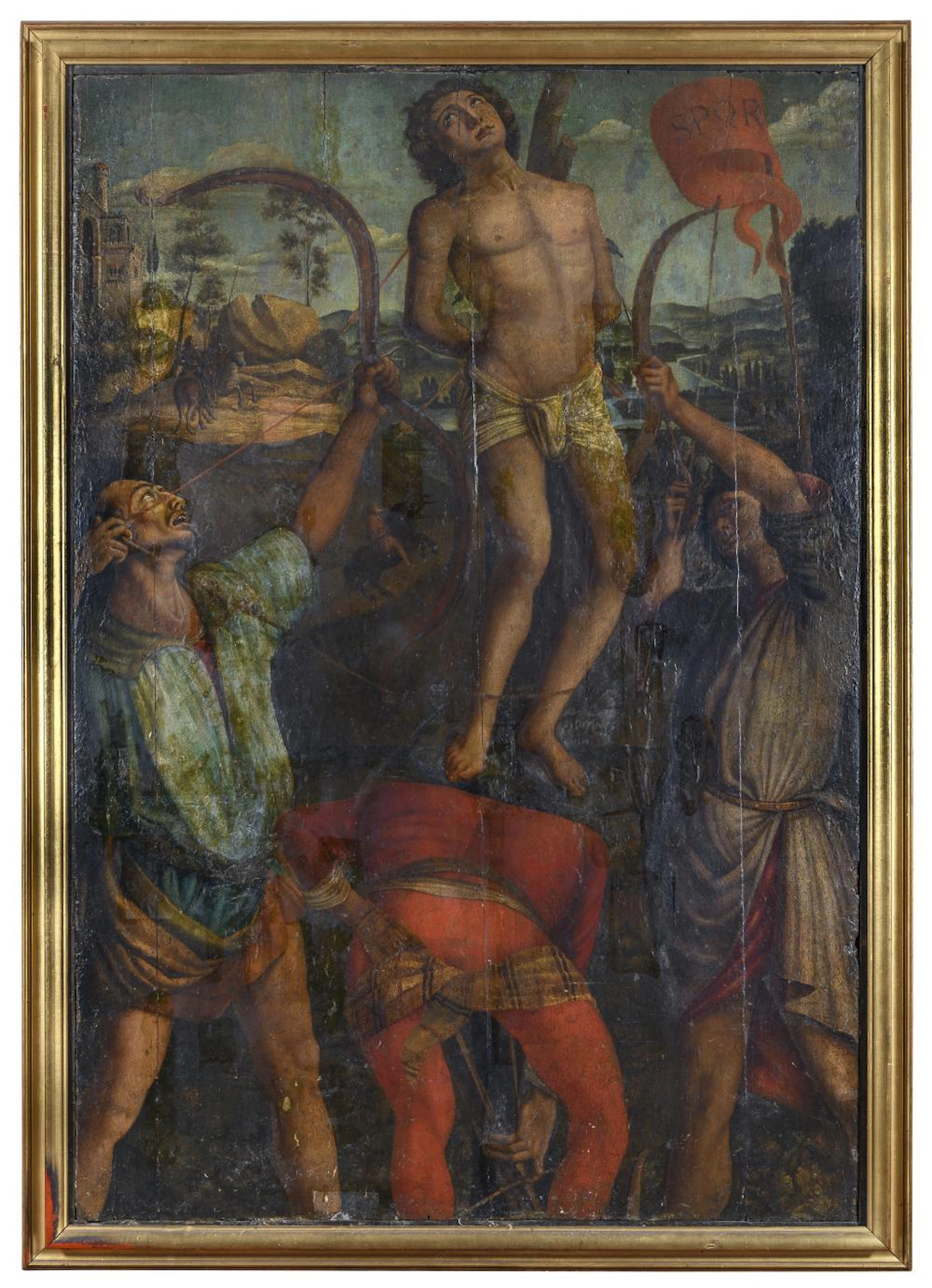 OIL PAINTING BY PIERO DEL POLLAIOLO, workshop of