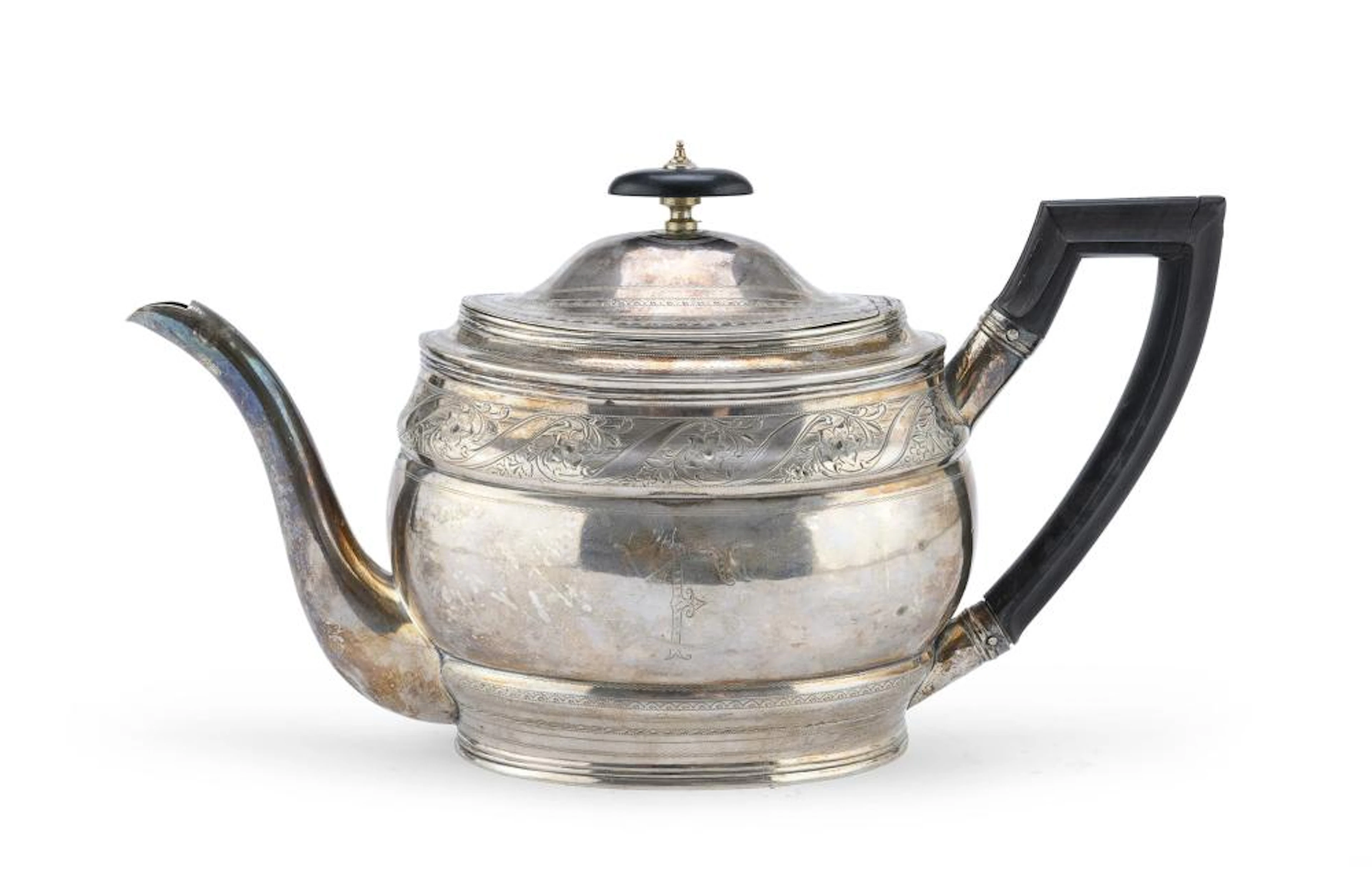 SILVER TEAPOT, LONDON 1789