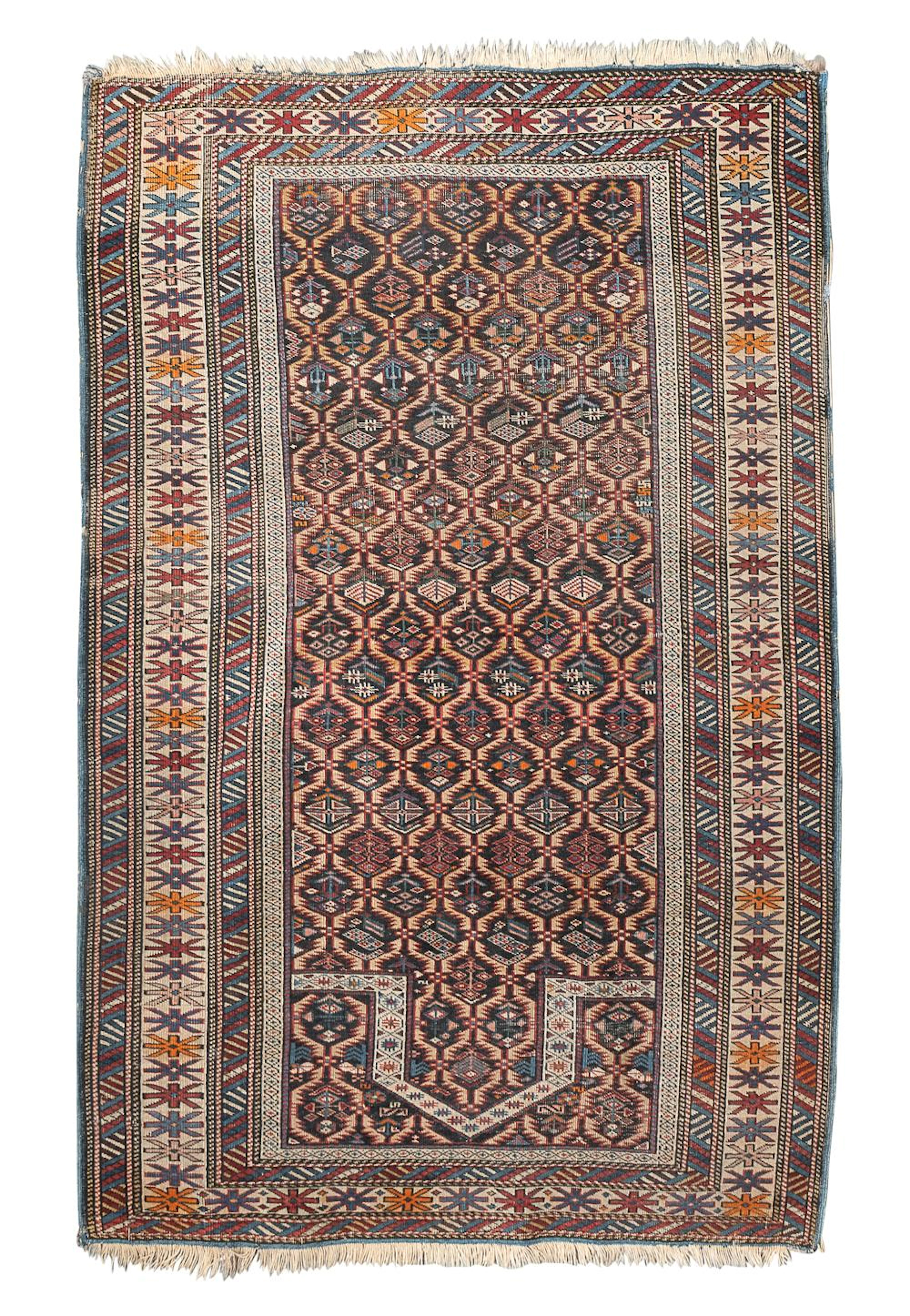 RARE CAUCASIAN DAGESTAN CARPET, END OF 19TH CENTURY