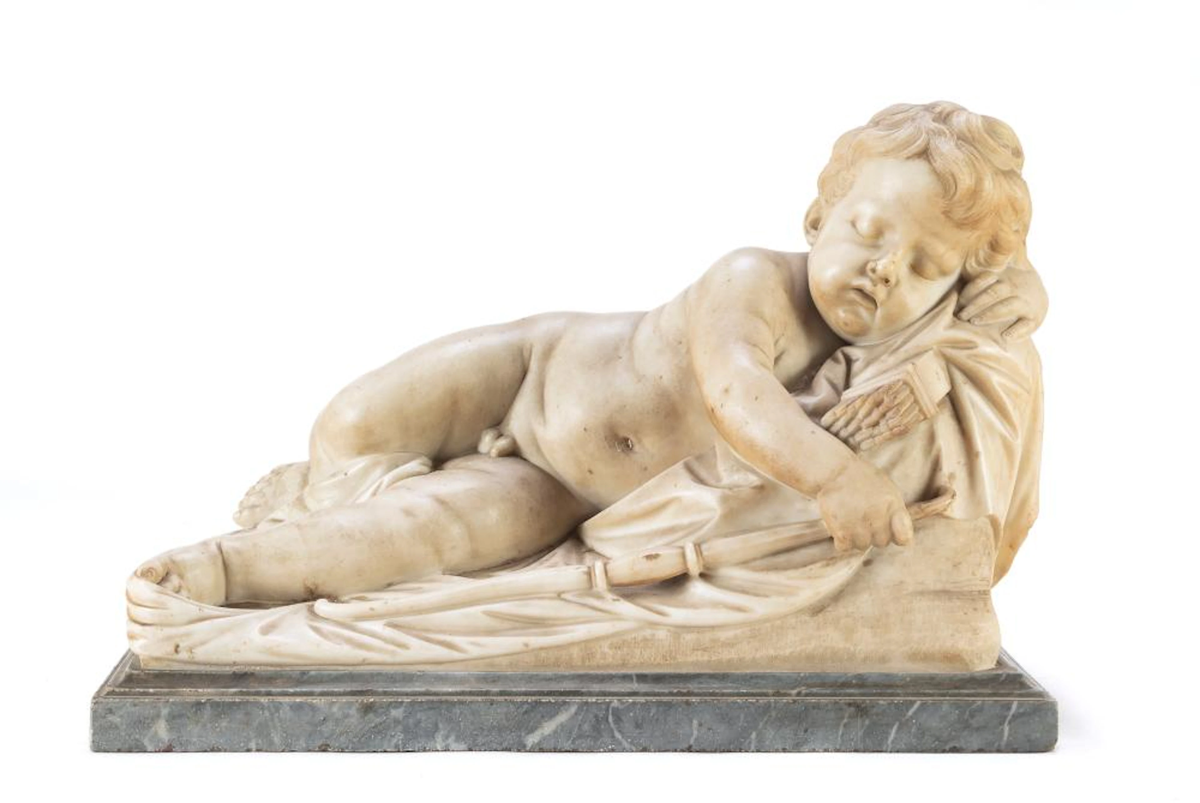 MARBLE SCULPTURE BY THE CIRCLE OF FRANÇOIS DUQUESNOY