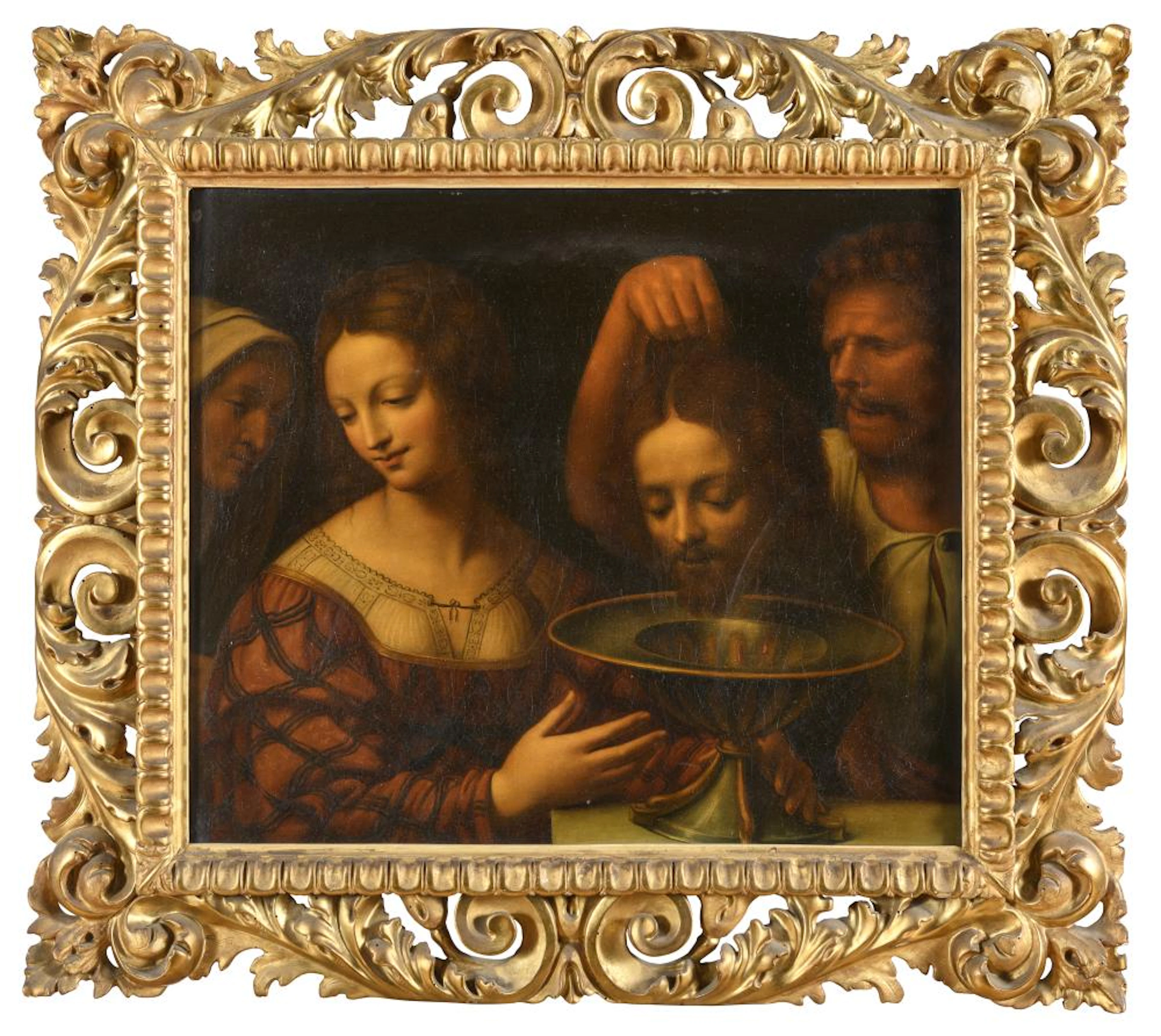 OIL PAINTING IN THE MANNER OF BERNARDINO LUINI, 19TH CENTURY