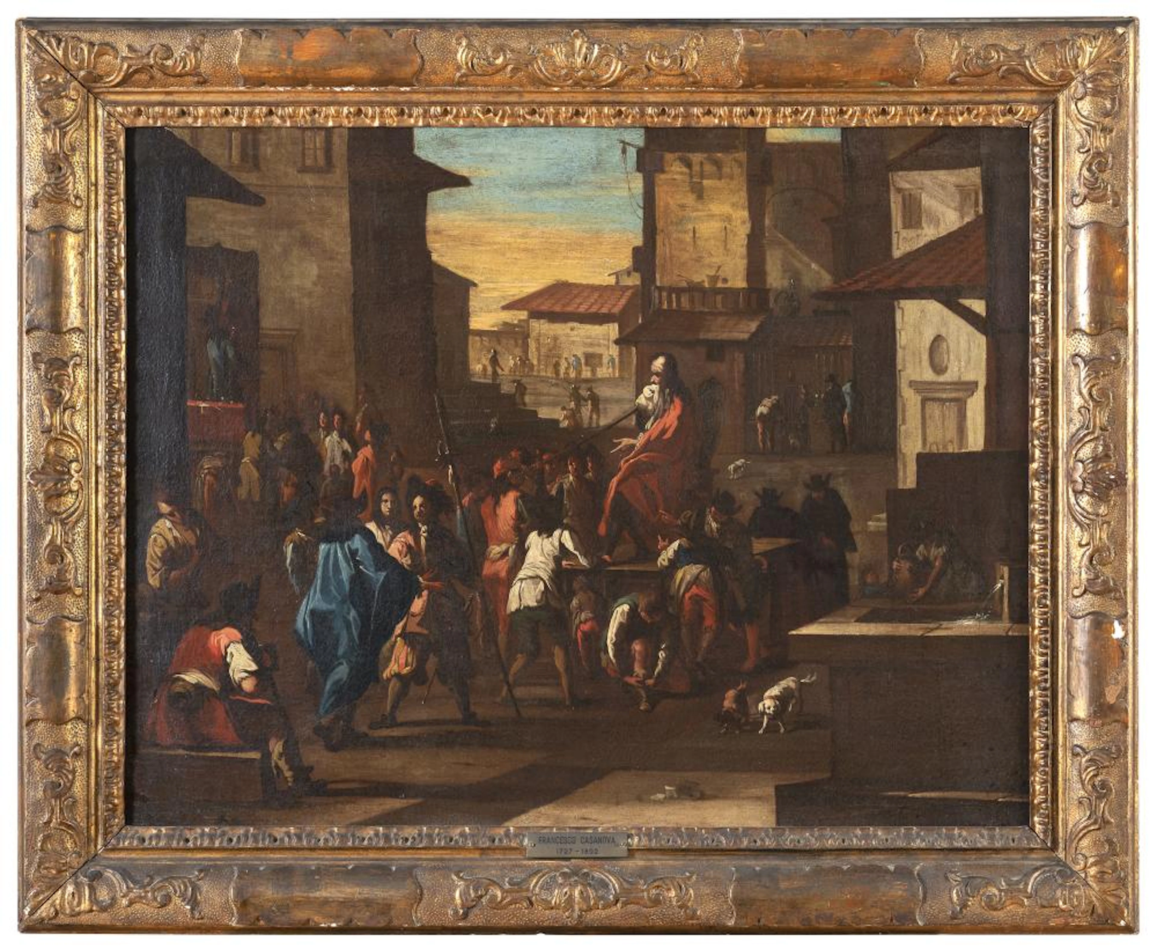 OIL PAINTING BY FRANCESCO CASANOVA (?)