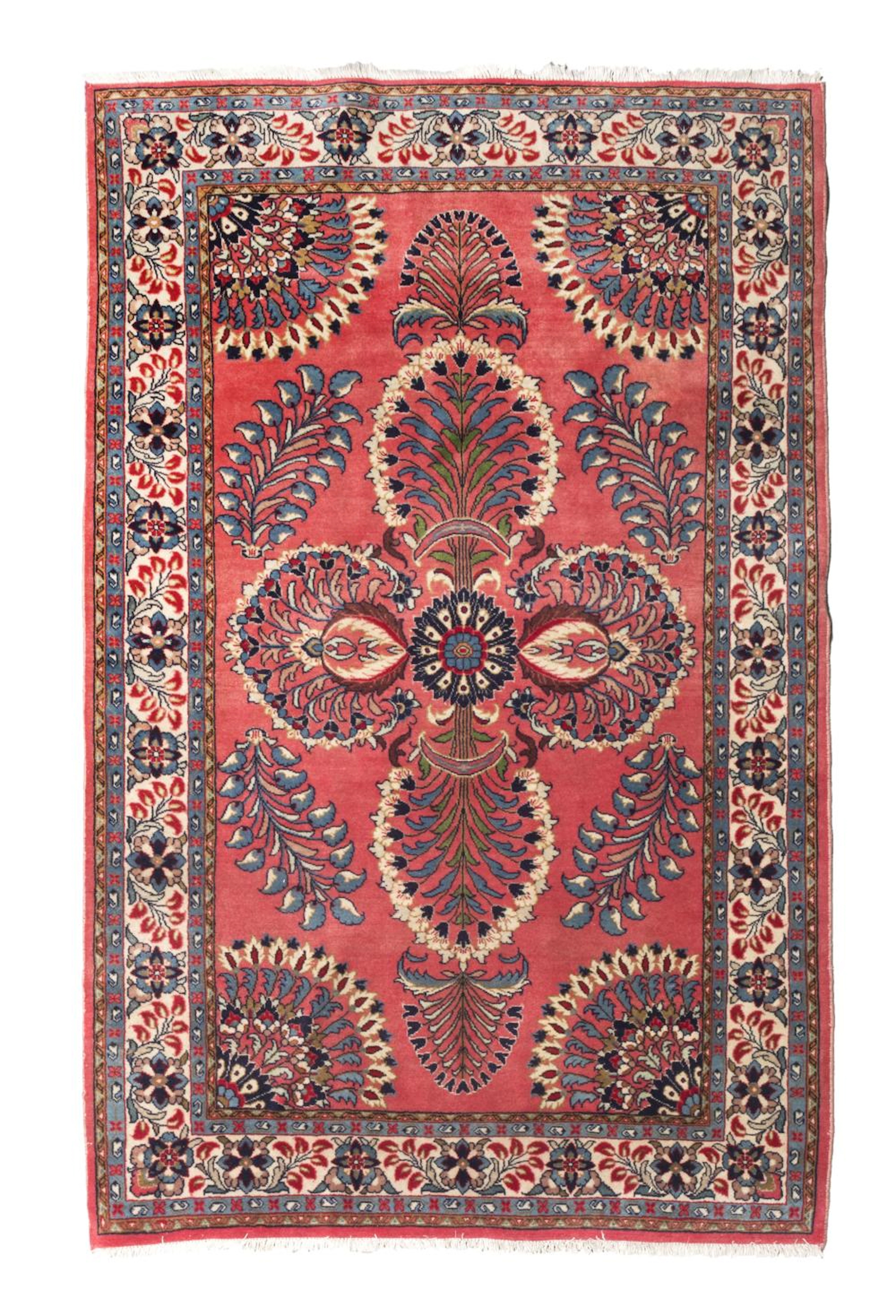 PERSIAN JOZAN CARPET, MID 20TH CENTURY