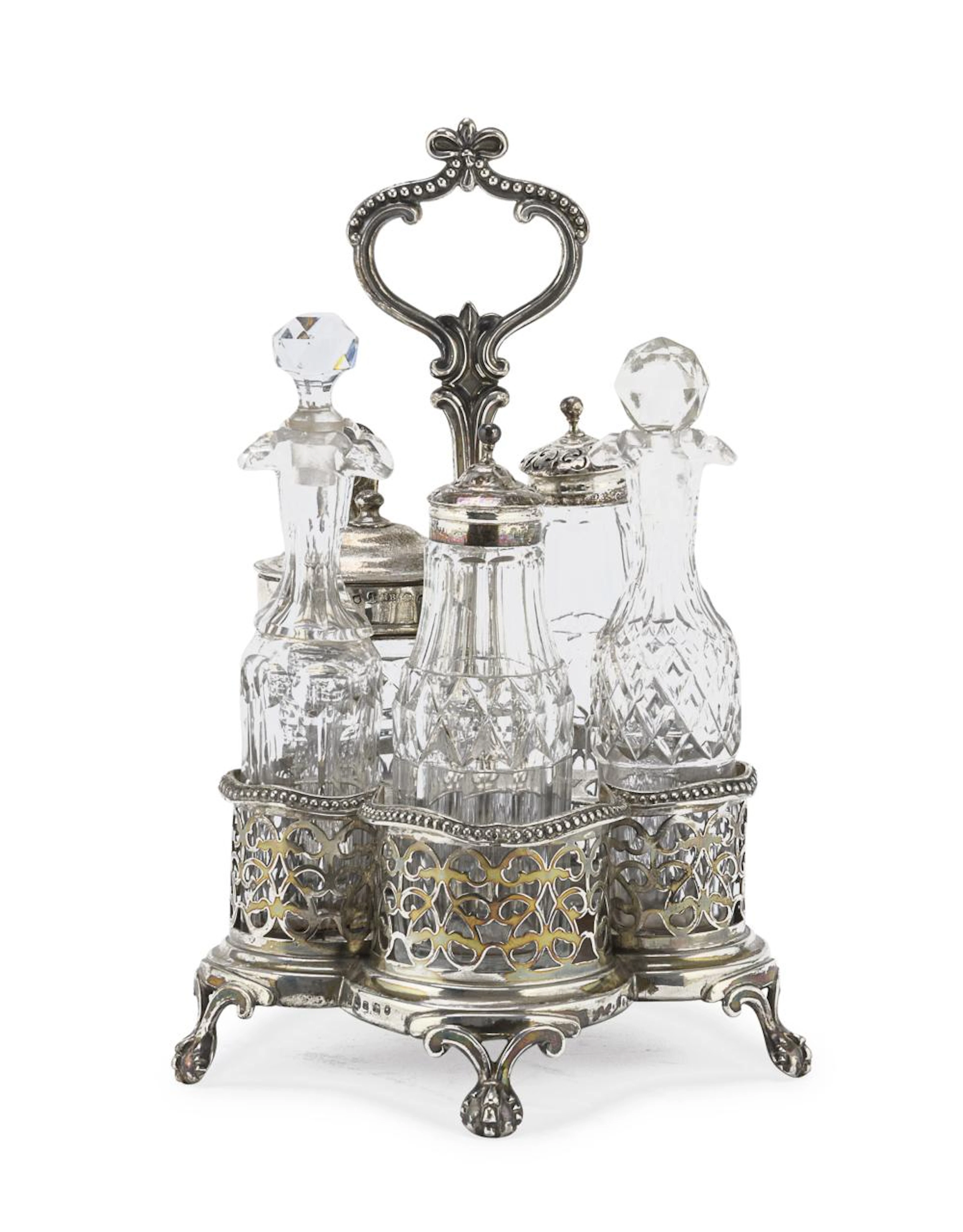 SILVER OIL CAN, SHEFFIELD 1871