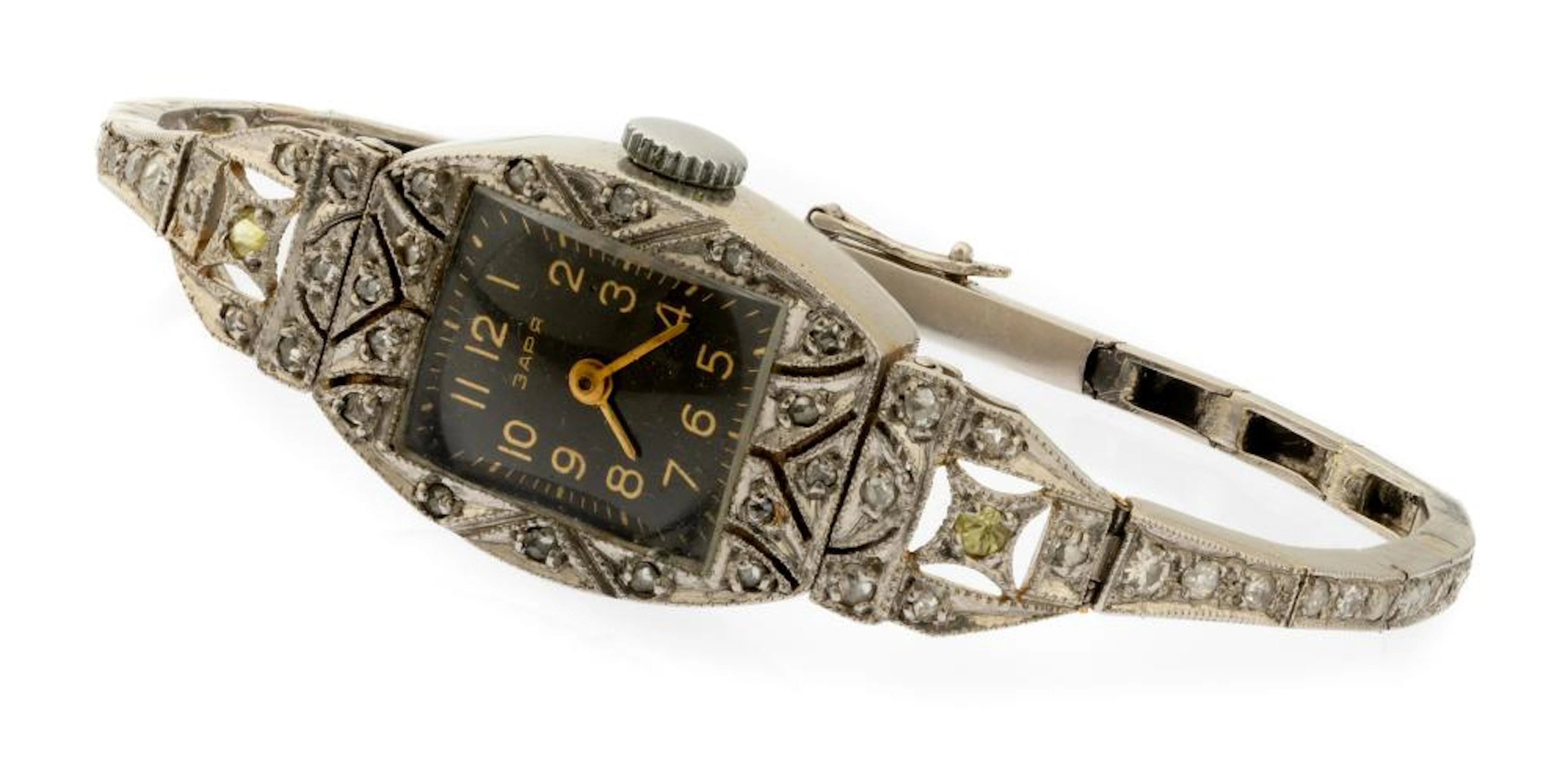 WOMEN'S WRISTWATCH IN PLATINUM