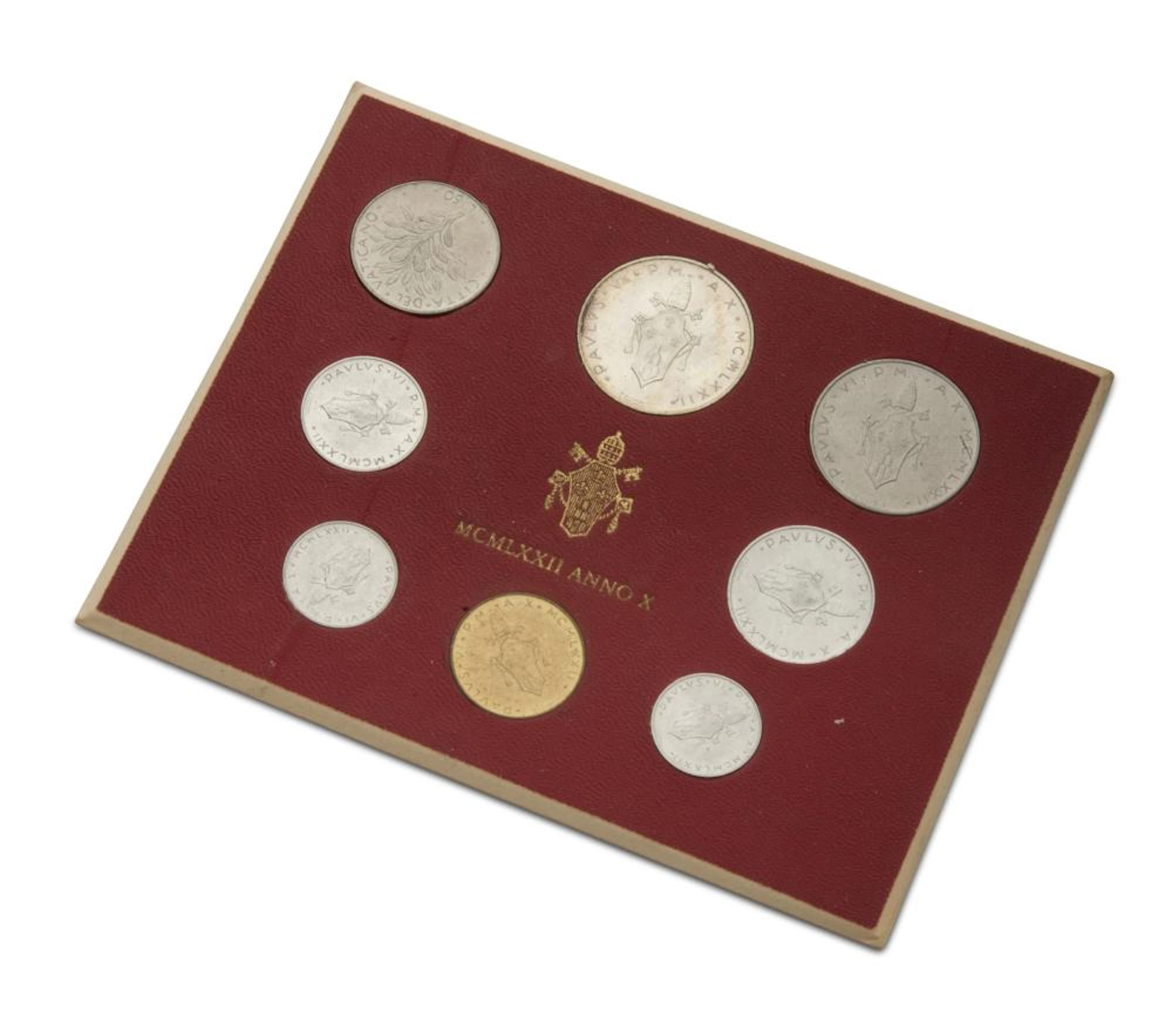 EIGHT COINS VATICAN CITY SERIES