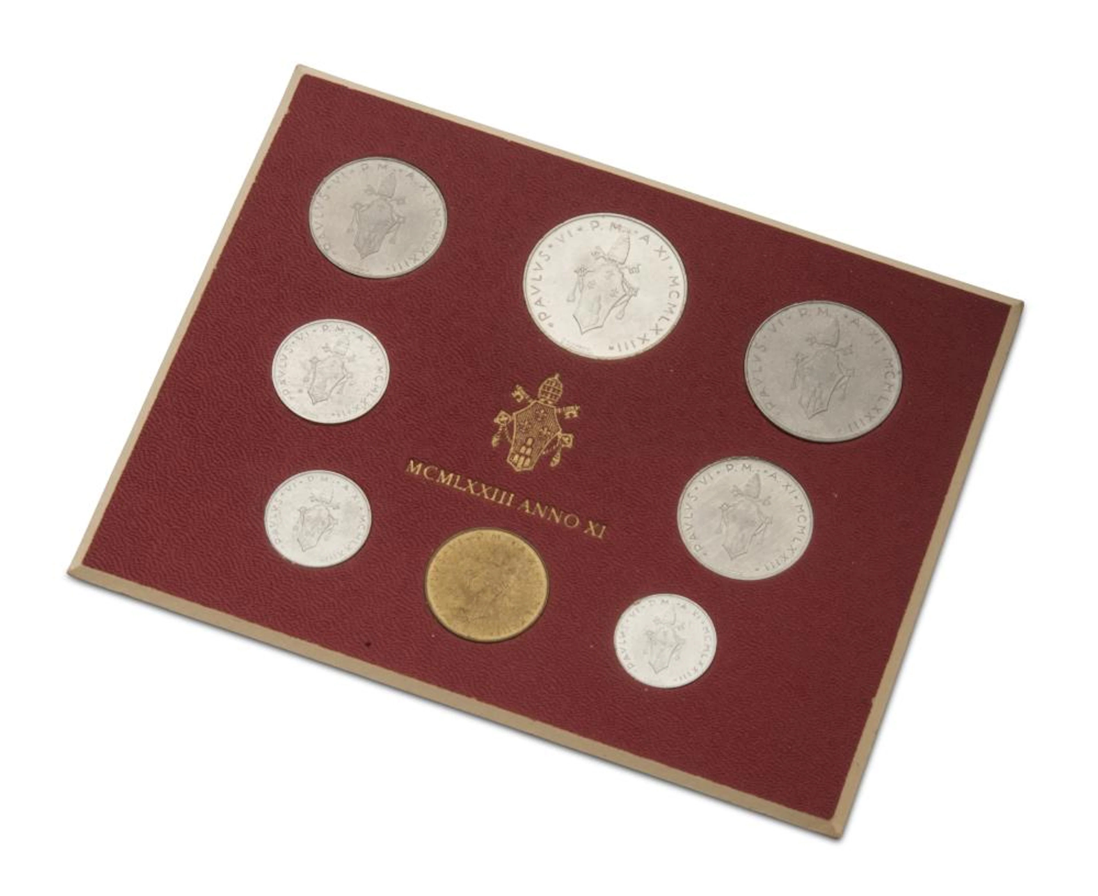 EIGHT COINS VATICAN CITY SERIES