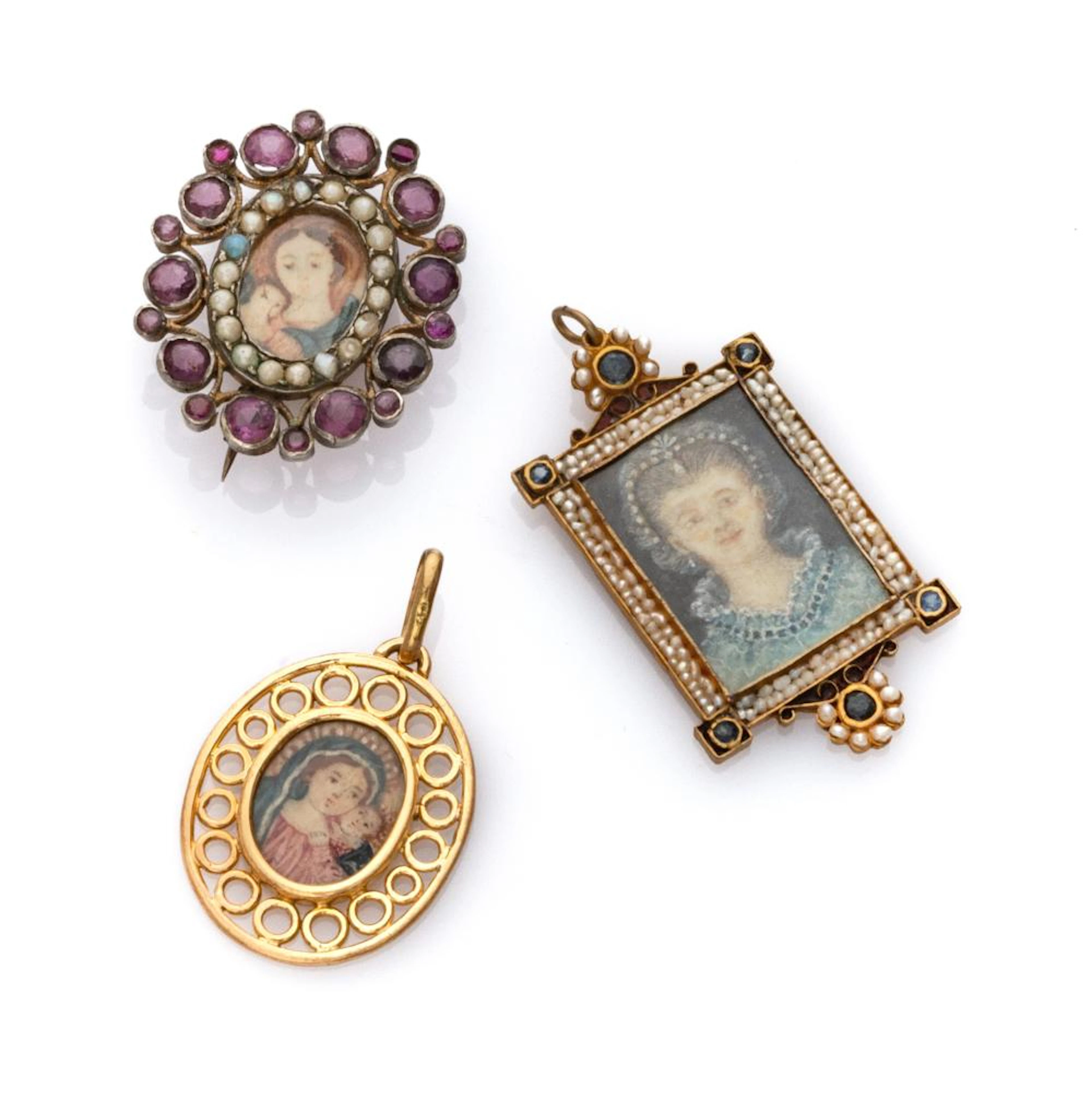 THREE PENDANTS