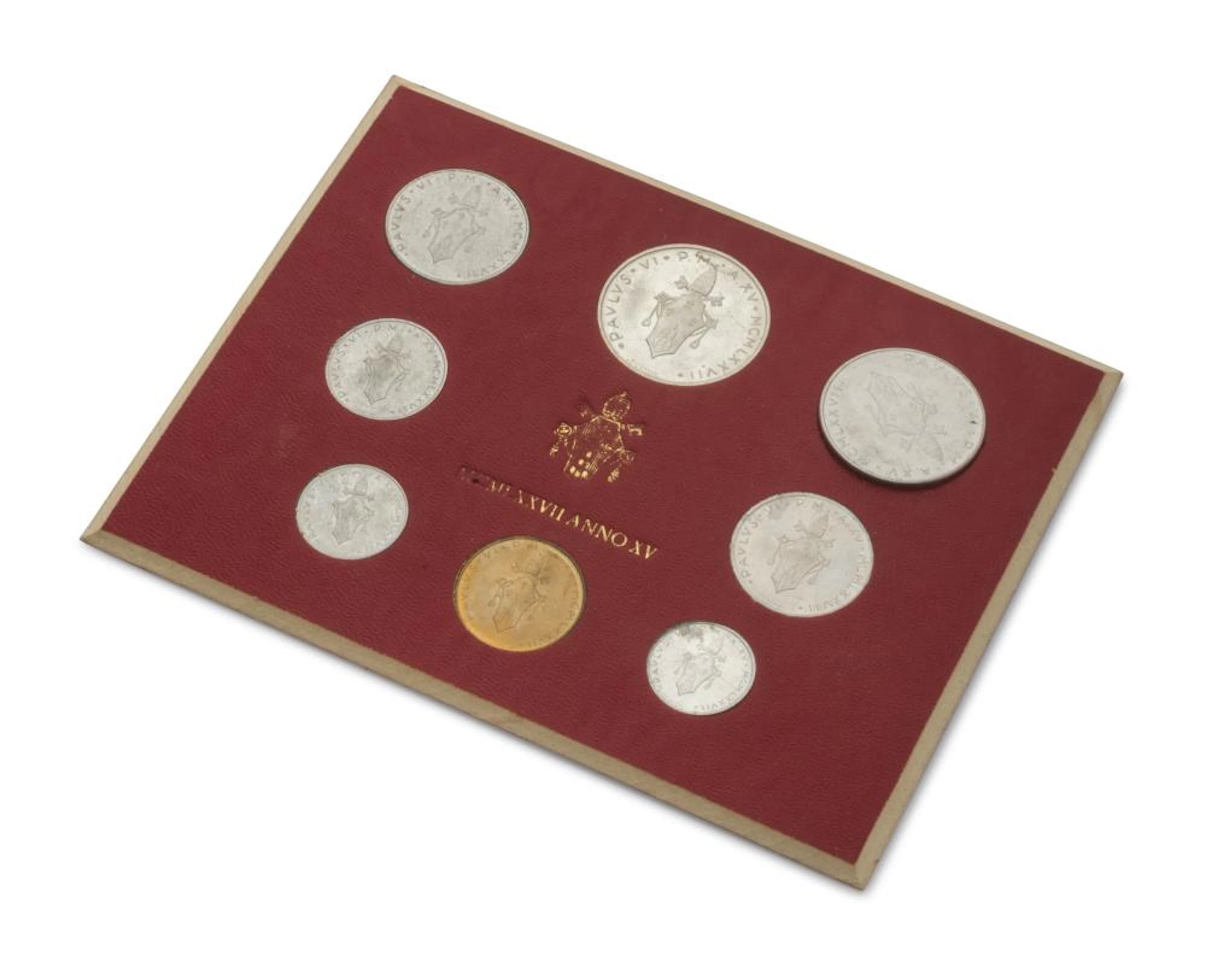 EIGHT VATICAN COINS PAOLO VI