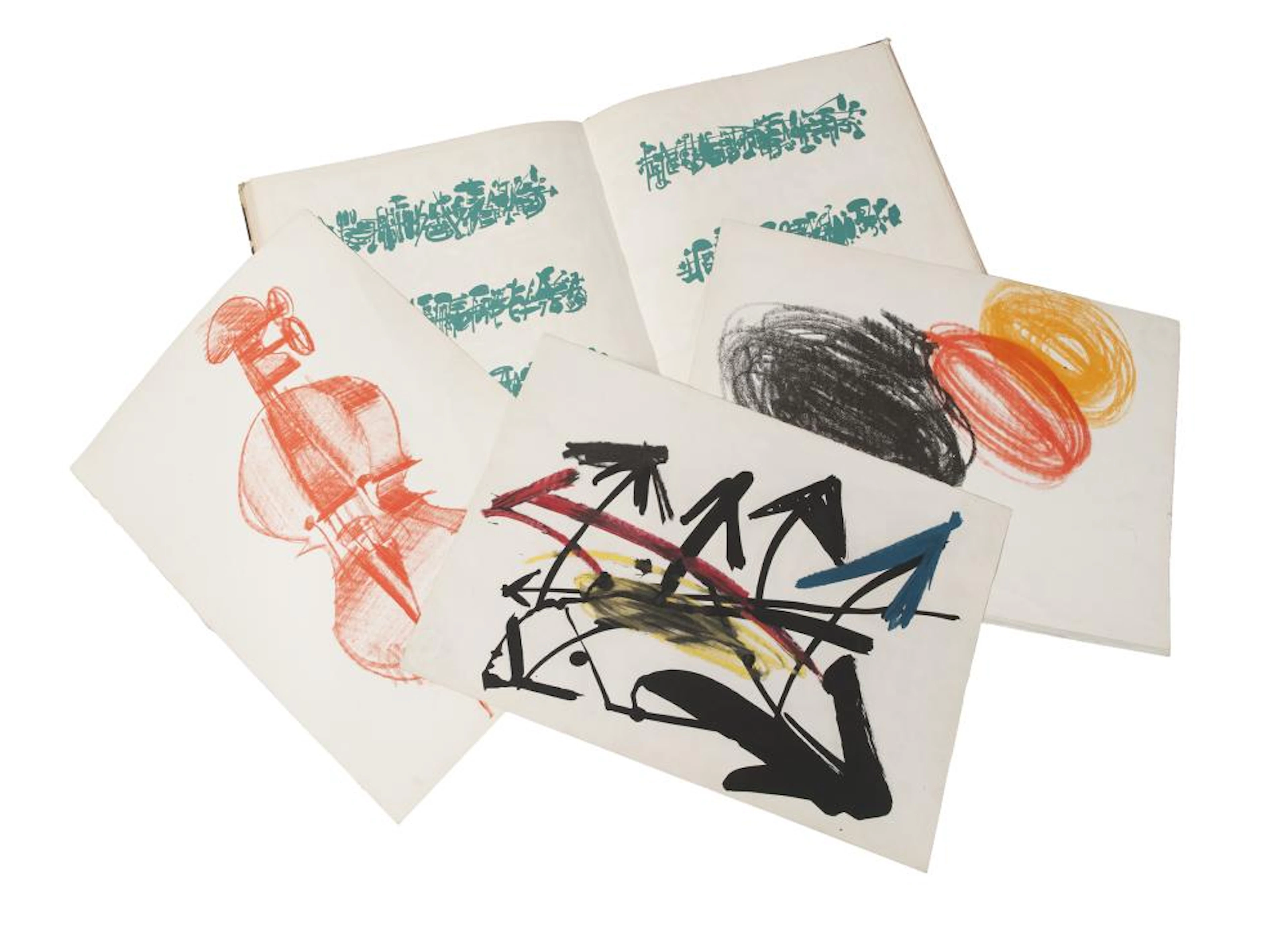 SIX SCREEN PRINTS BY LADISLAS KIJNO