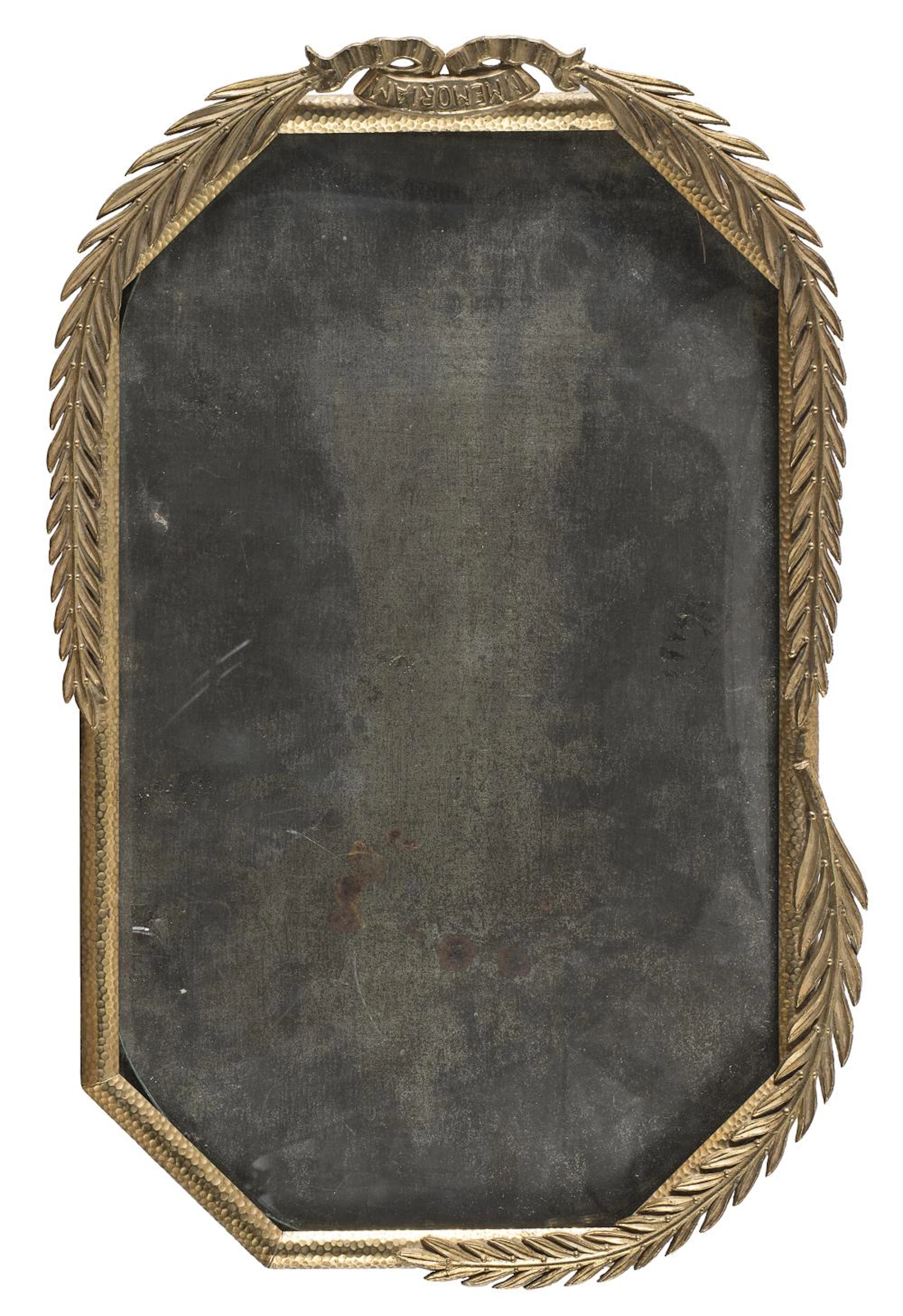 SMALL BRONZE MIRROR EARLY 20TH CENTURY