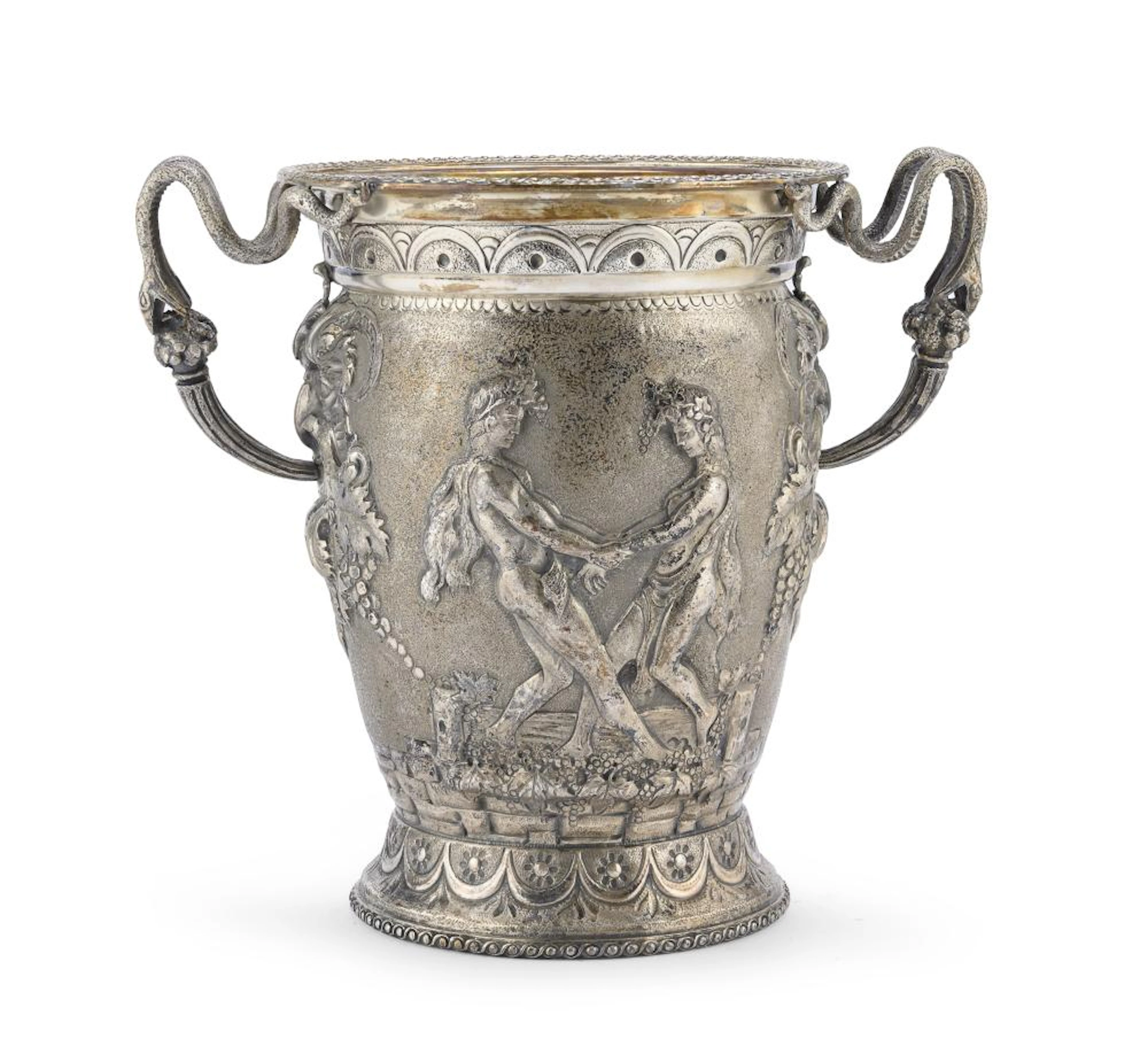 SILVER VASE, MILAN 1960 ca.