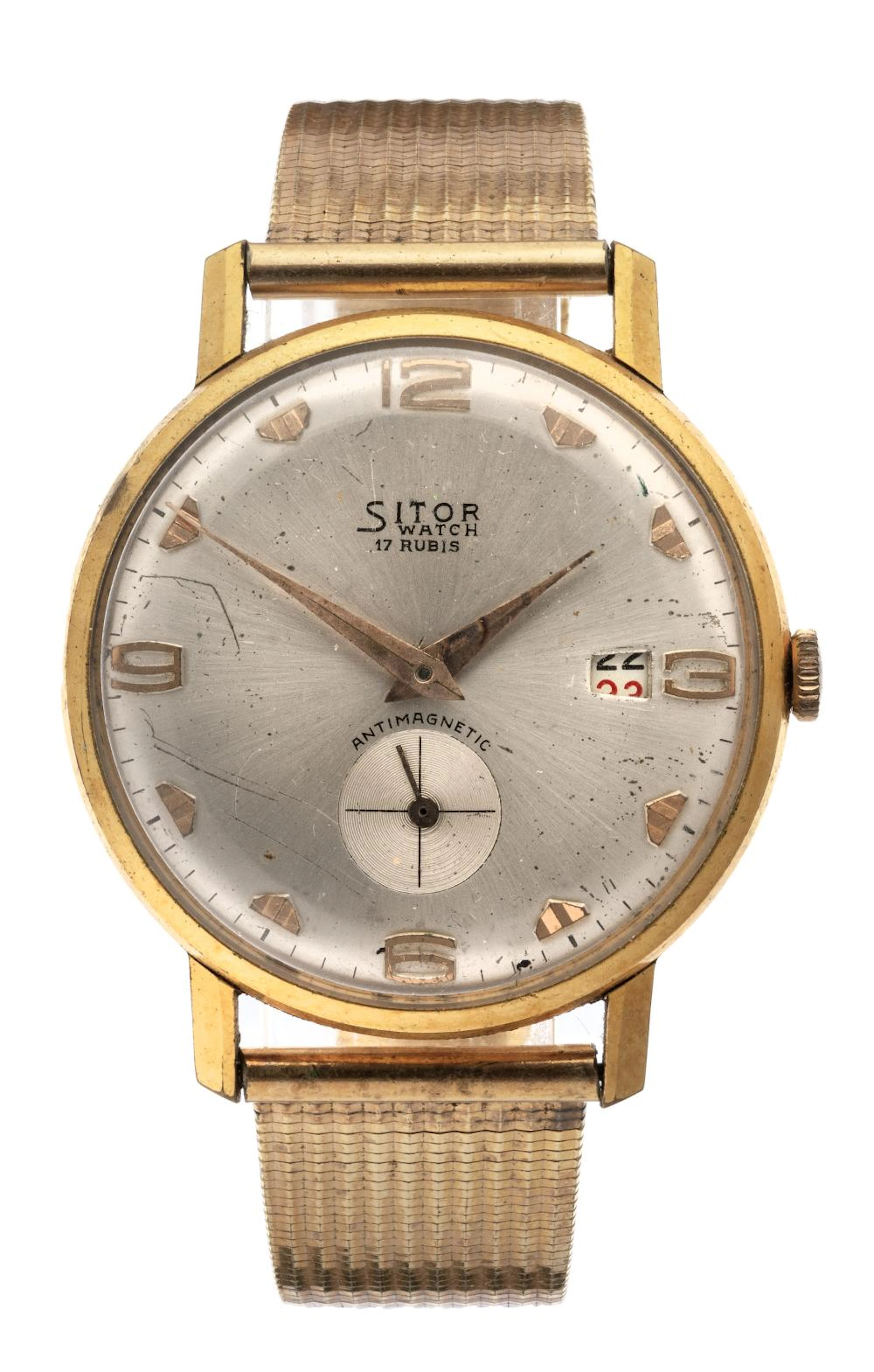 VINTAGE WRISTWATCH SITOR WATCH 17 RUBIS