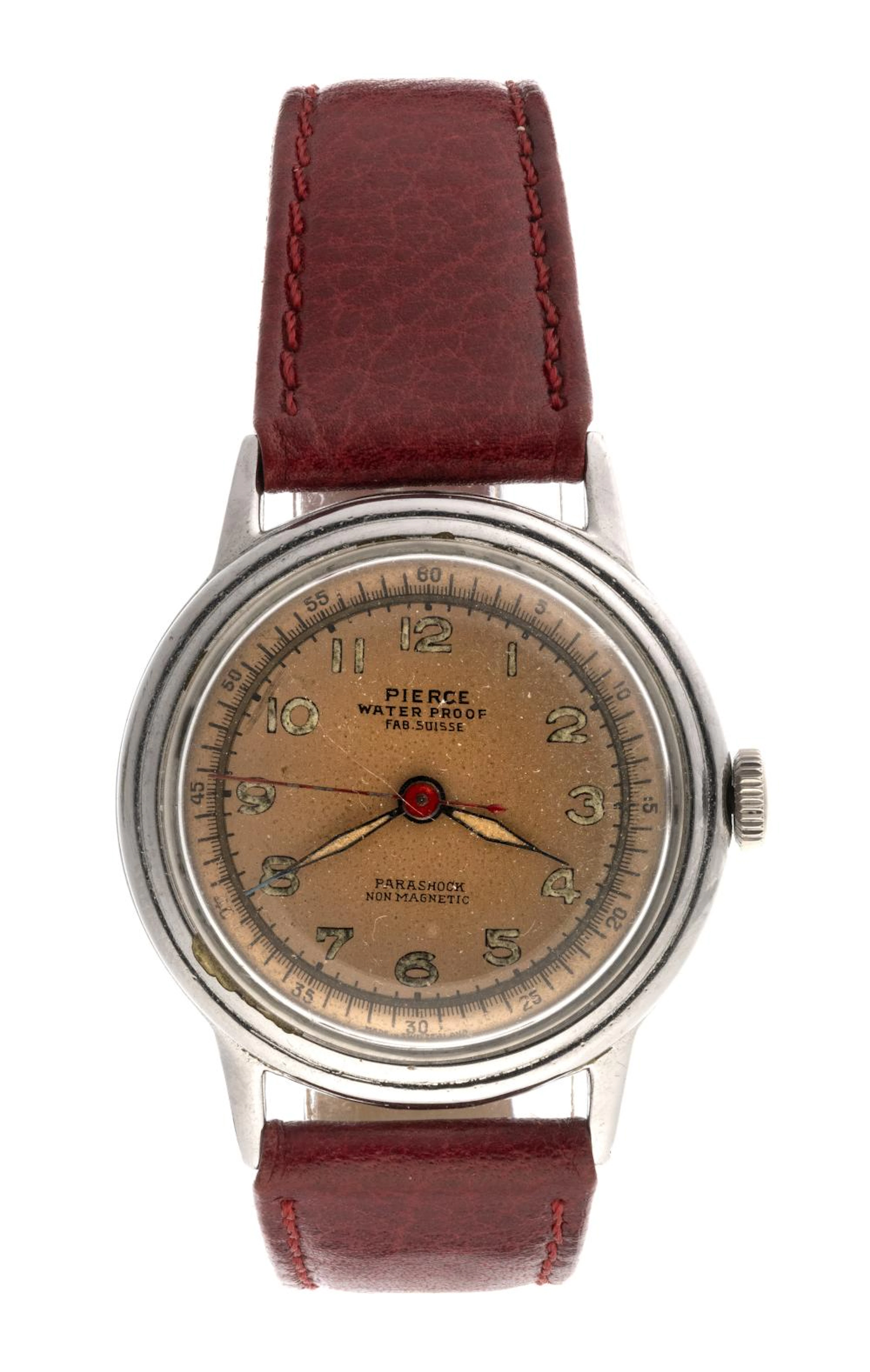 STEEL WRISTWATCH PIERCE SUISSE