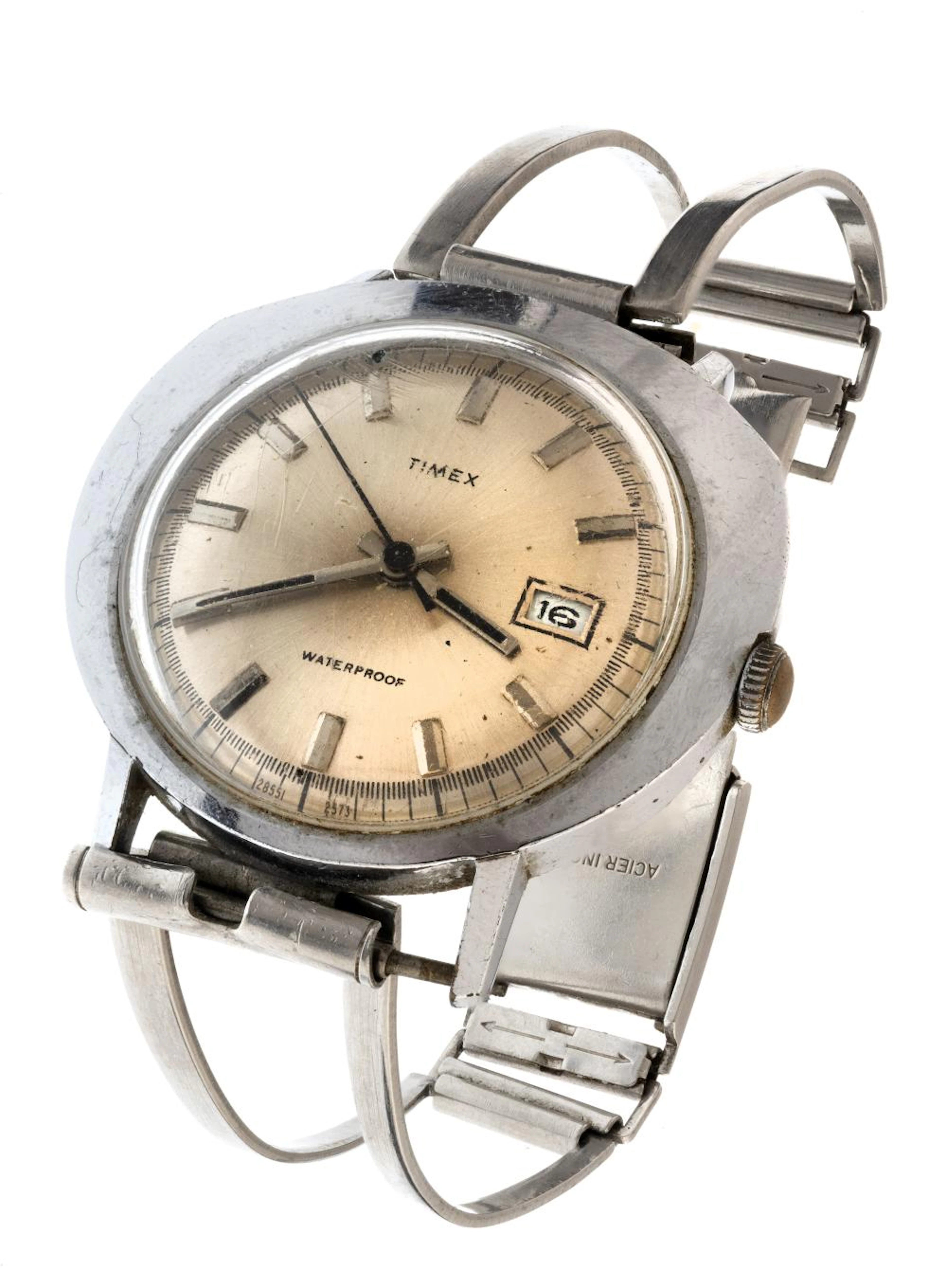 STEEL WRISTWATCH TIMEX