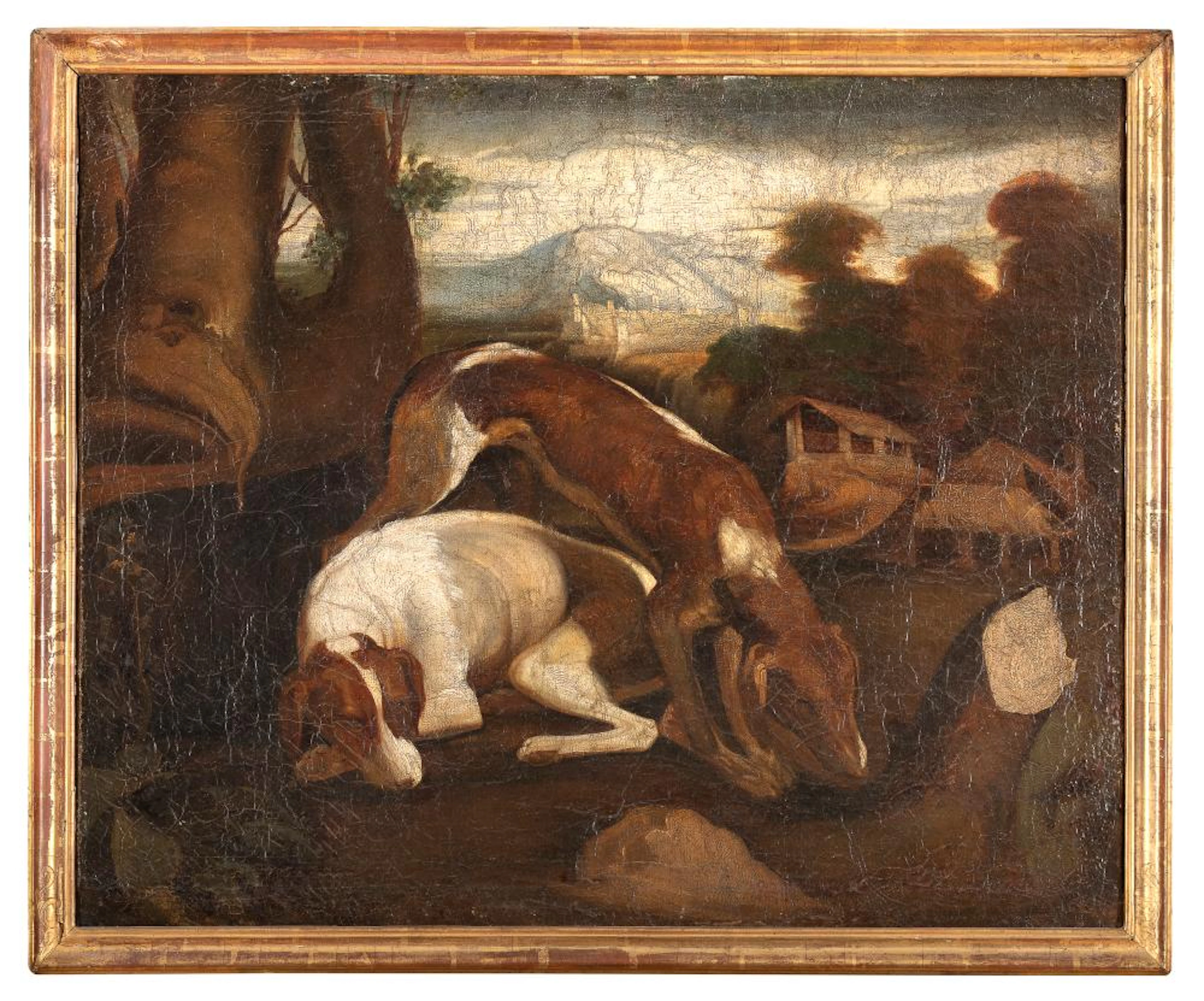 OIL PAINTING IN THE MANNER OF DAVID DE CONINCK, EARLY 19th CENTURY