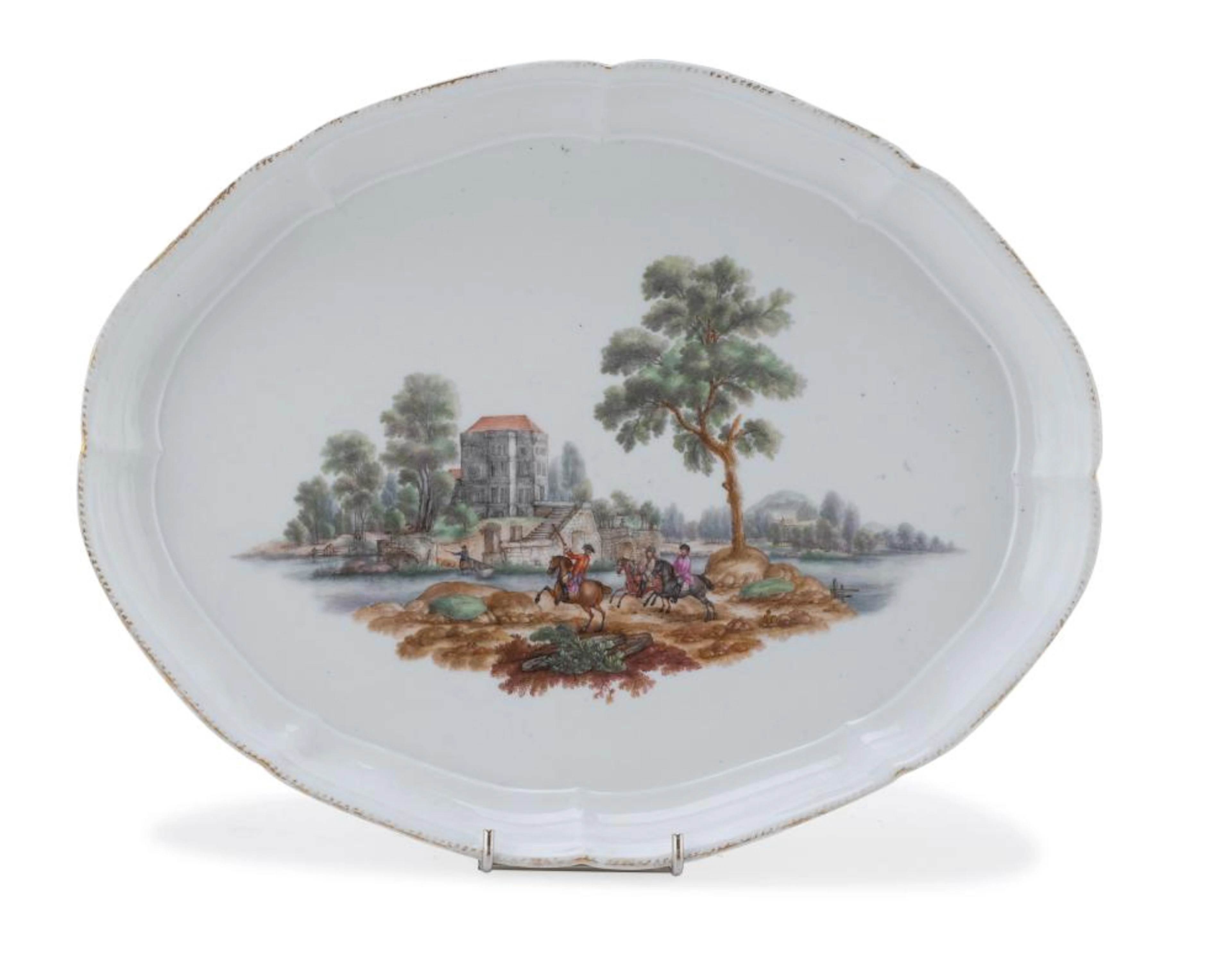 PORCELAIN TRAY, BERLIN EARLY 19th CENTURY
