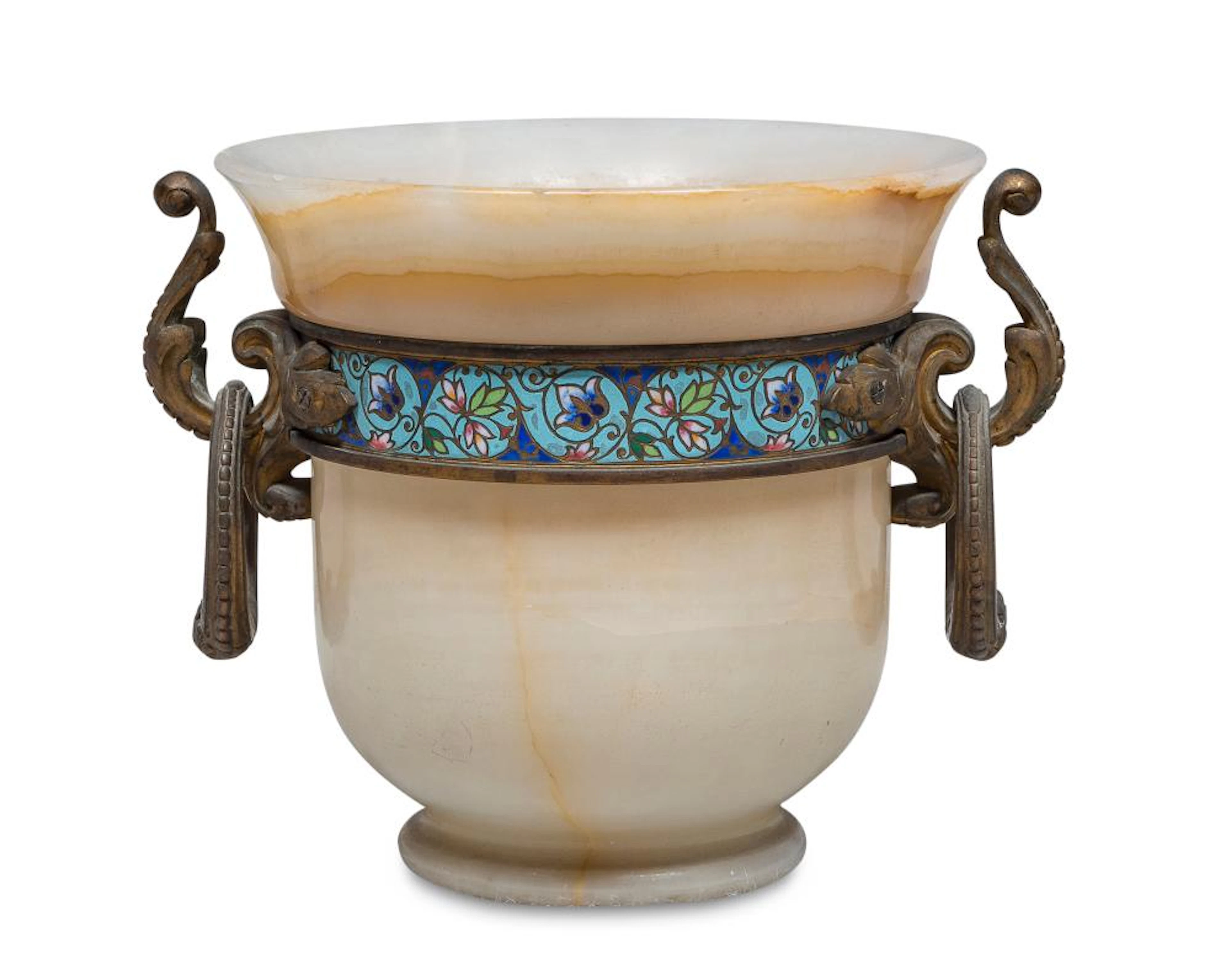 ONYX VASE PROBABLY RUSSIA LATE 19TH CENTURY
