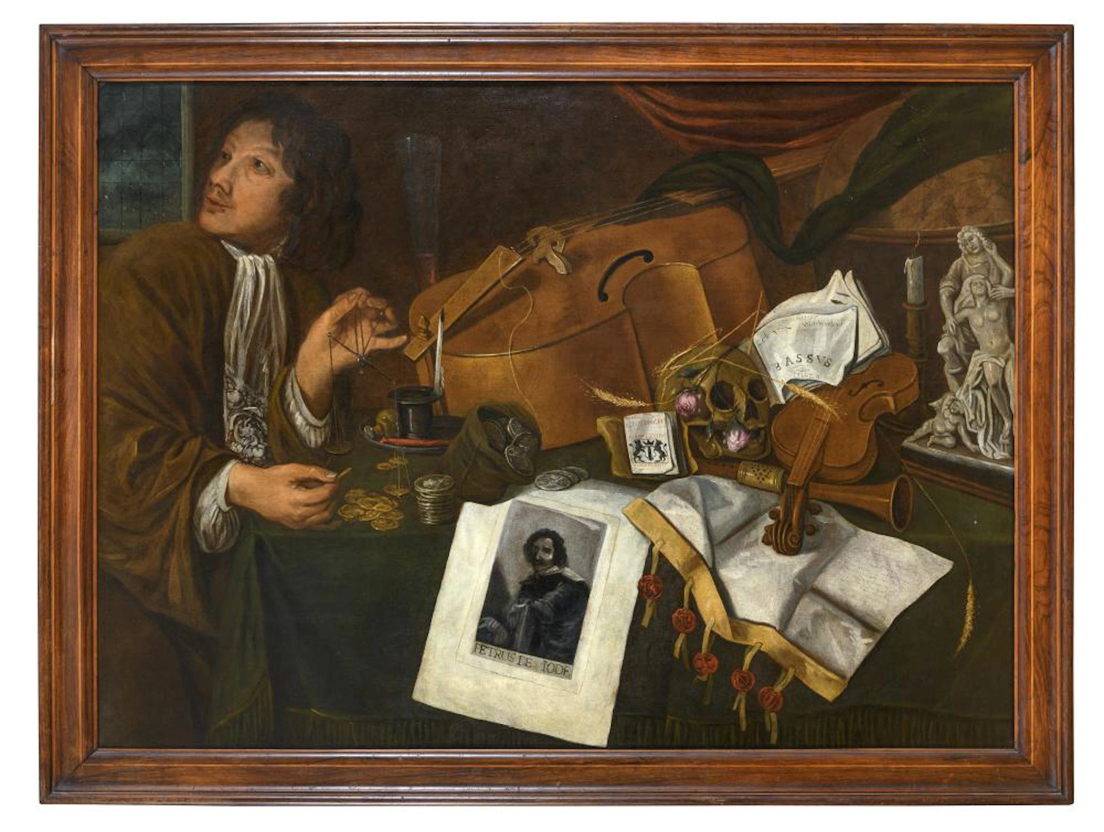 OIL PAINTING BY JACQUES DE CLAEUW, att. to