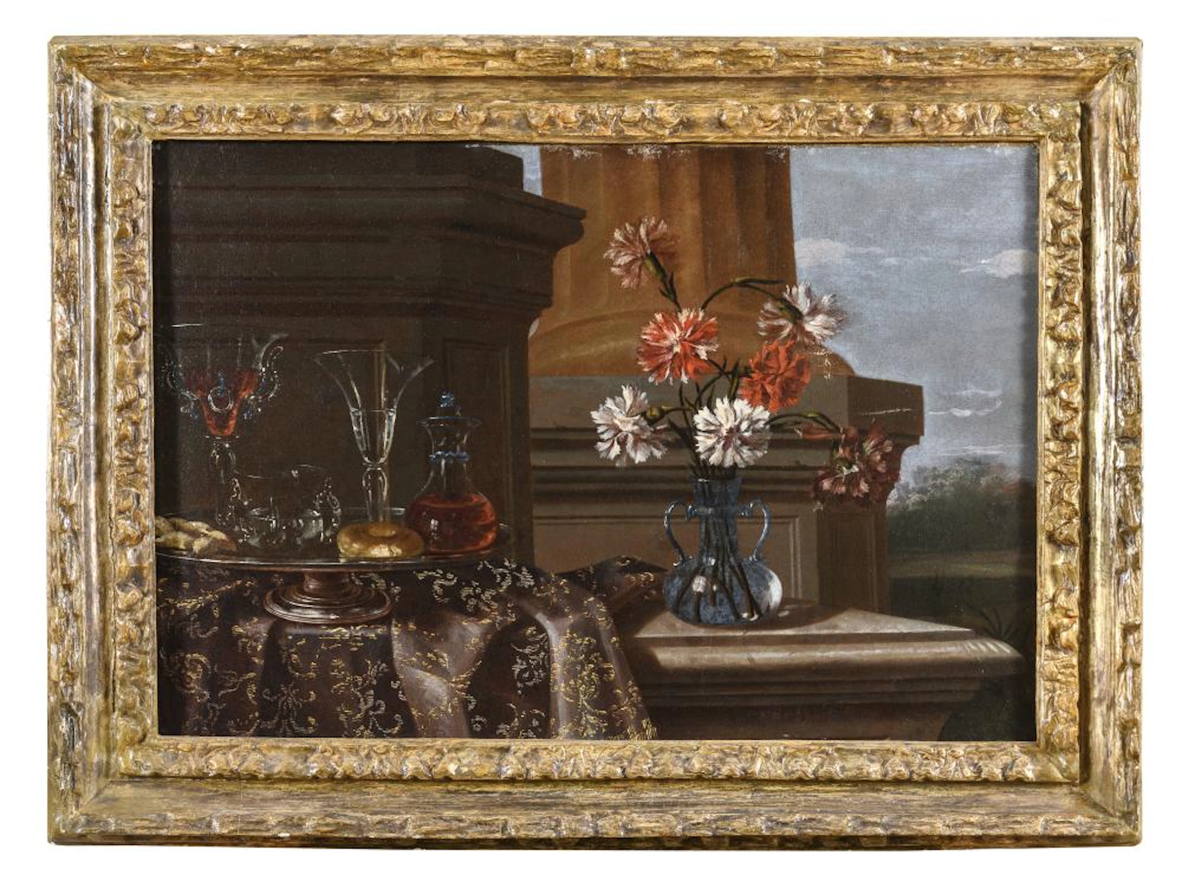 OIL PAINTING BY CHRISTIAN BERENTZ, att. to
