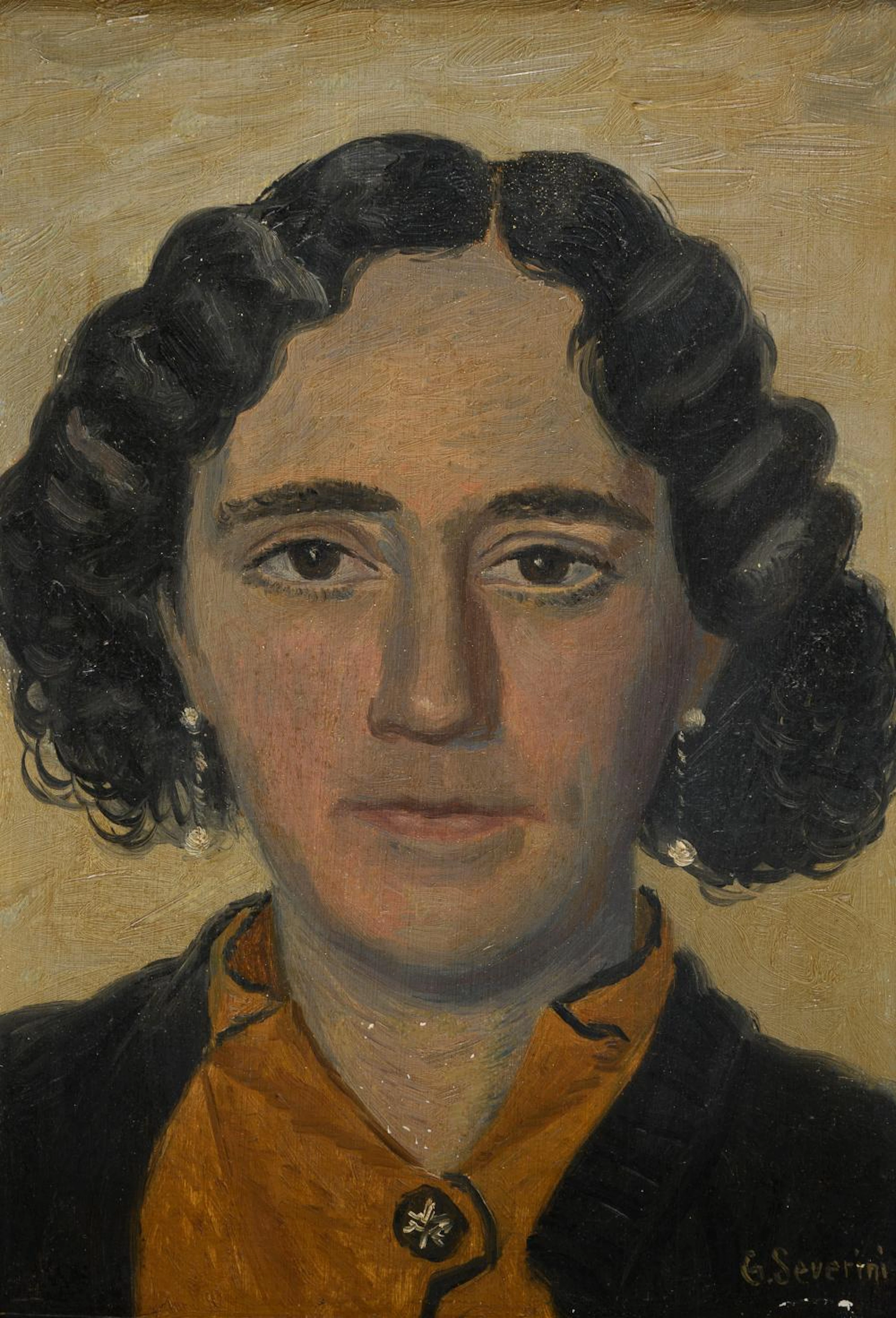 OIL PORTRAIT OF MARINA SEVERINI BY GINO SEVERINI, 1939/1940