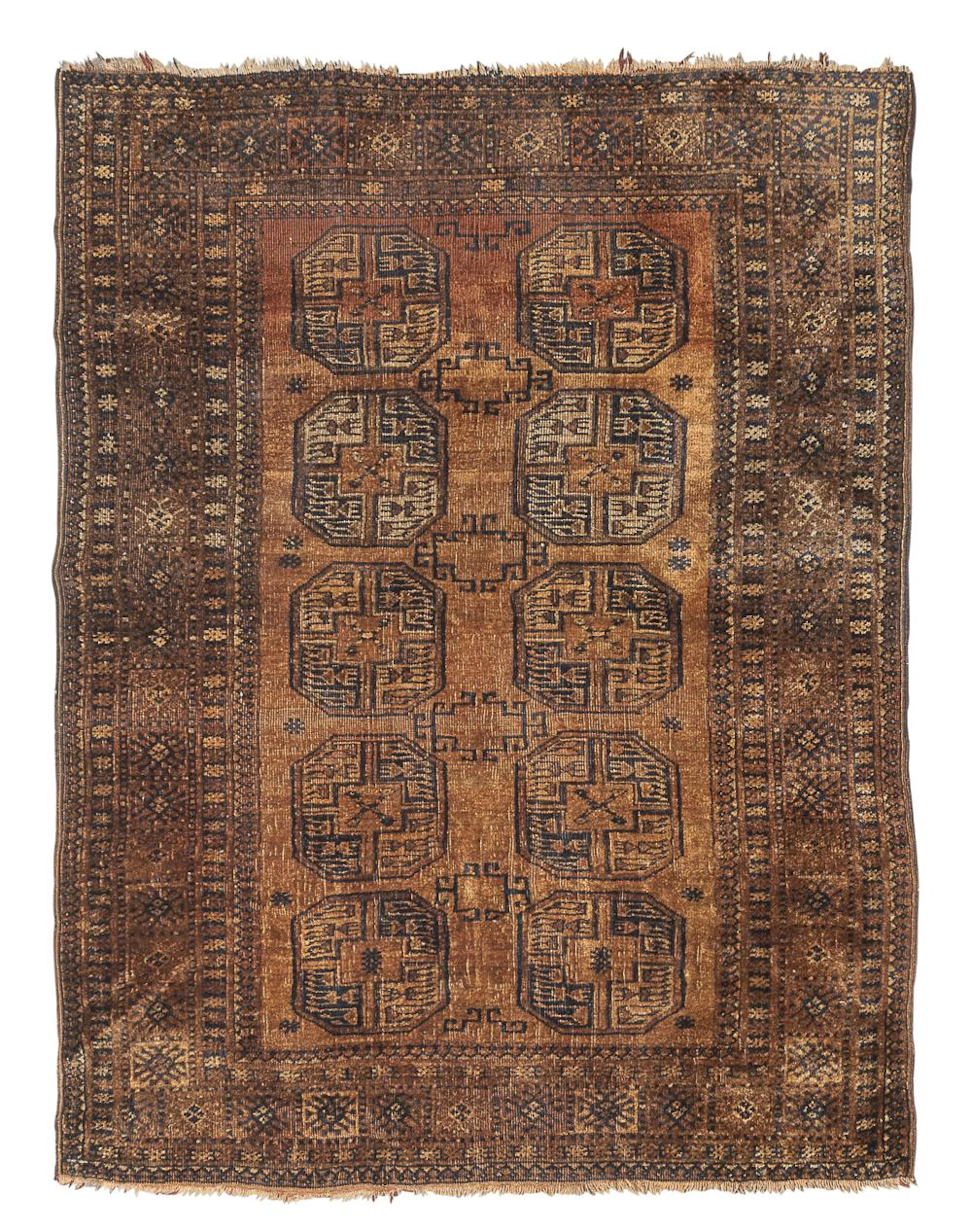AFGHAN ERSARI CARPET, EARLY 20TH CENTURY