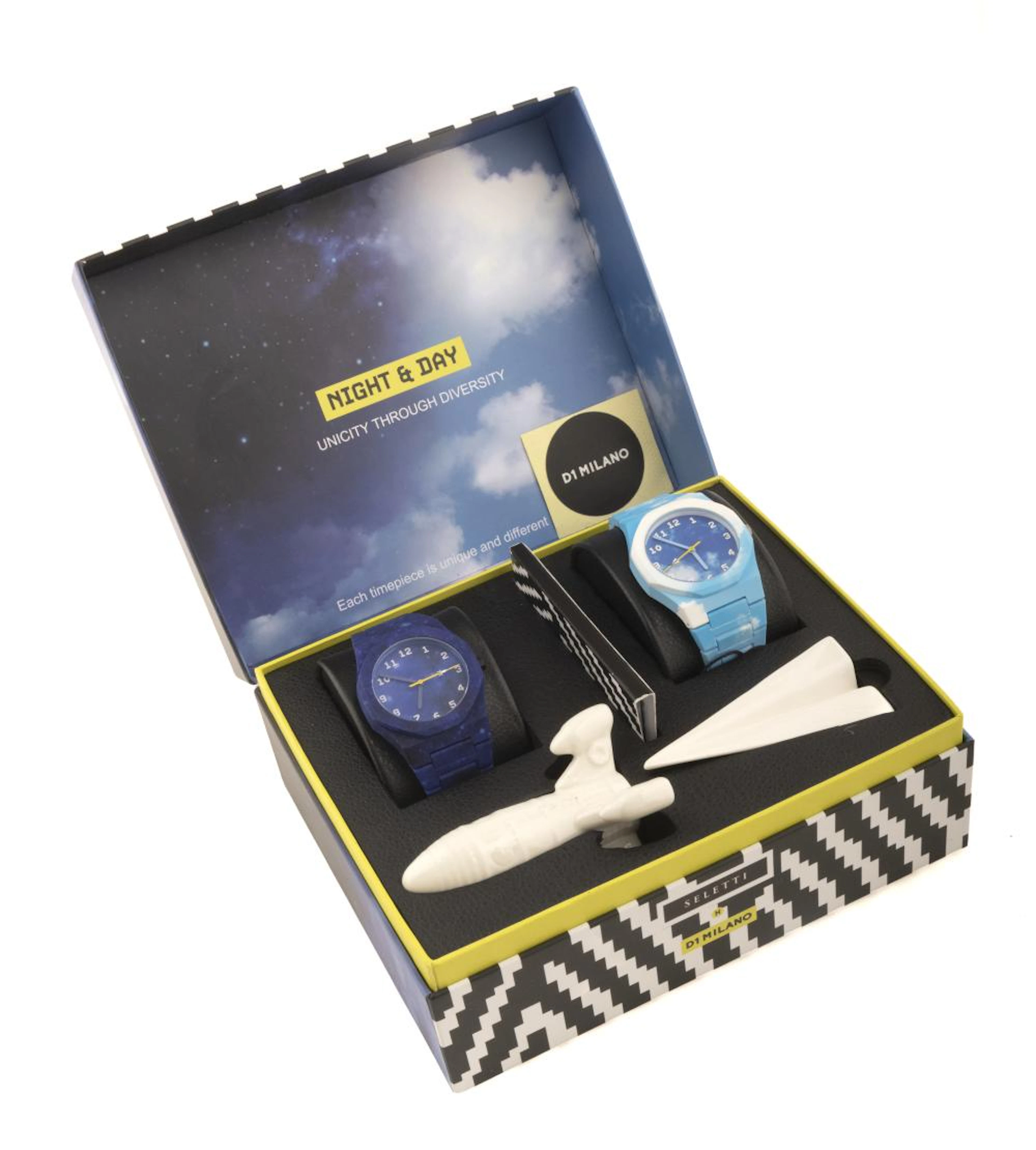 TWO NIGHT & DAY D1 WATCHES, SELETTI MILANO LIMITED EDITIO