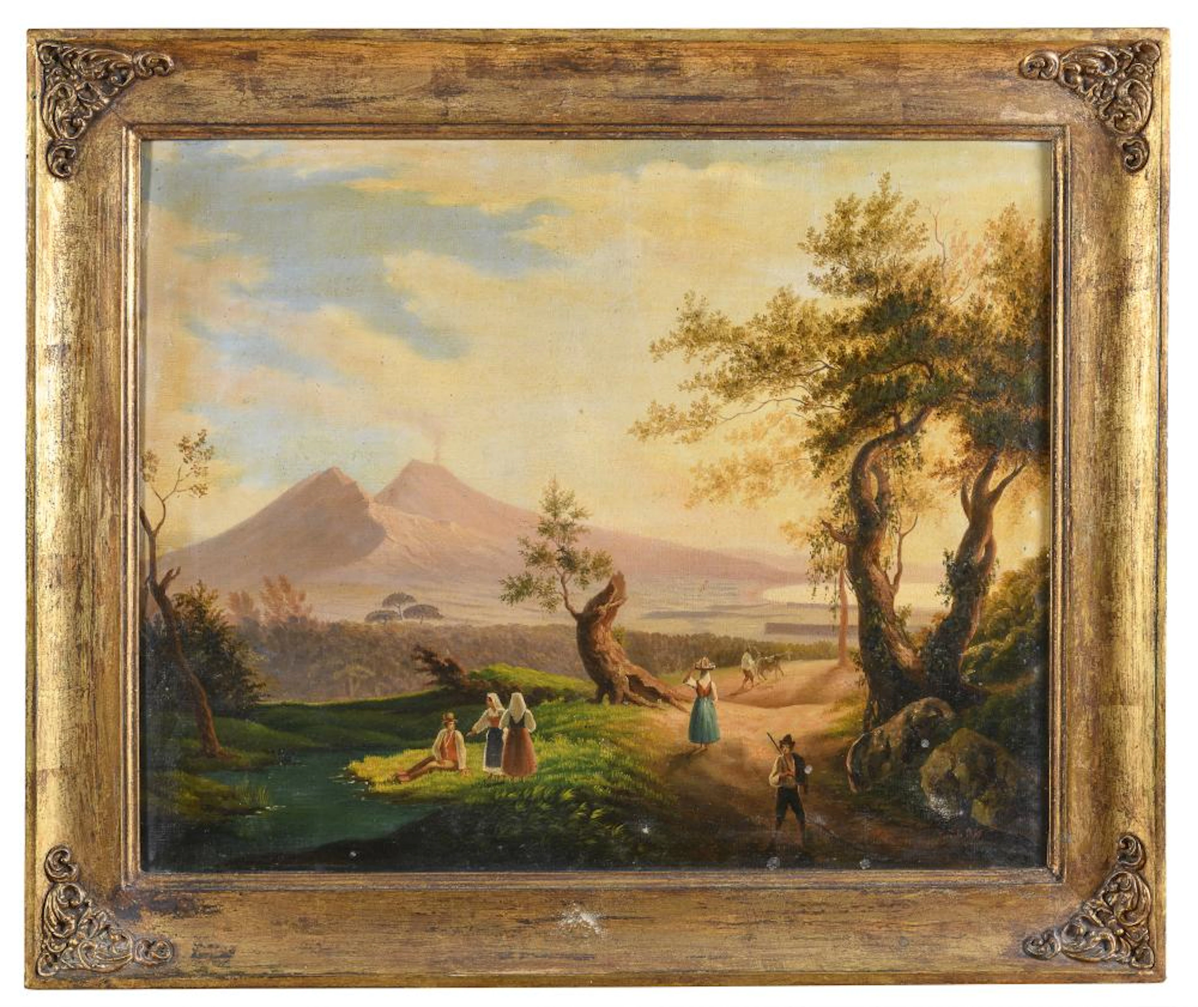 PAIR OF EUROPEAN OIL PAINTINGS, 19th CENTURY