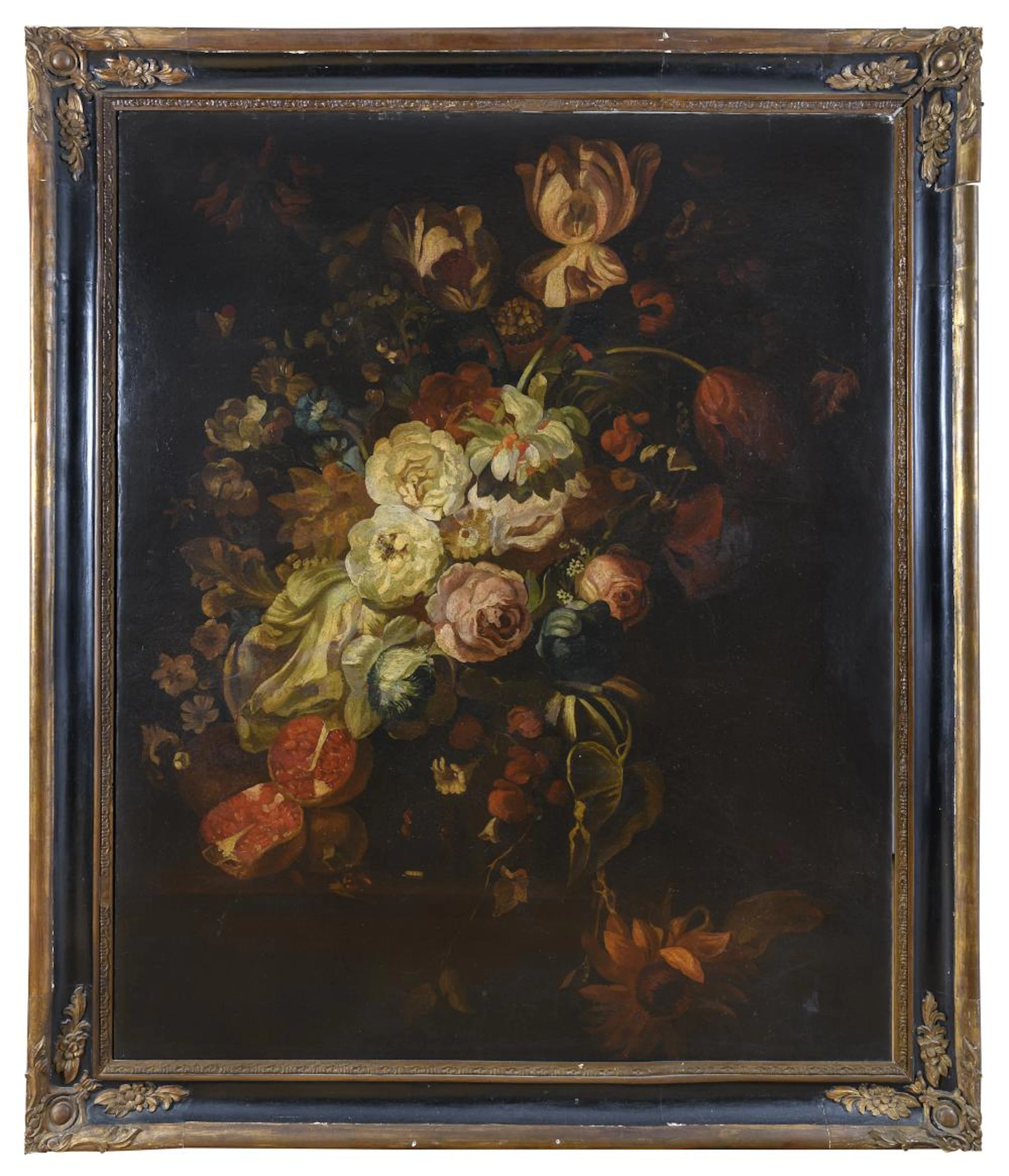OIL PAINTING IN THE MANNER OF MARIO DE' FIORI, 19th CENTURY