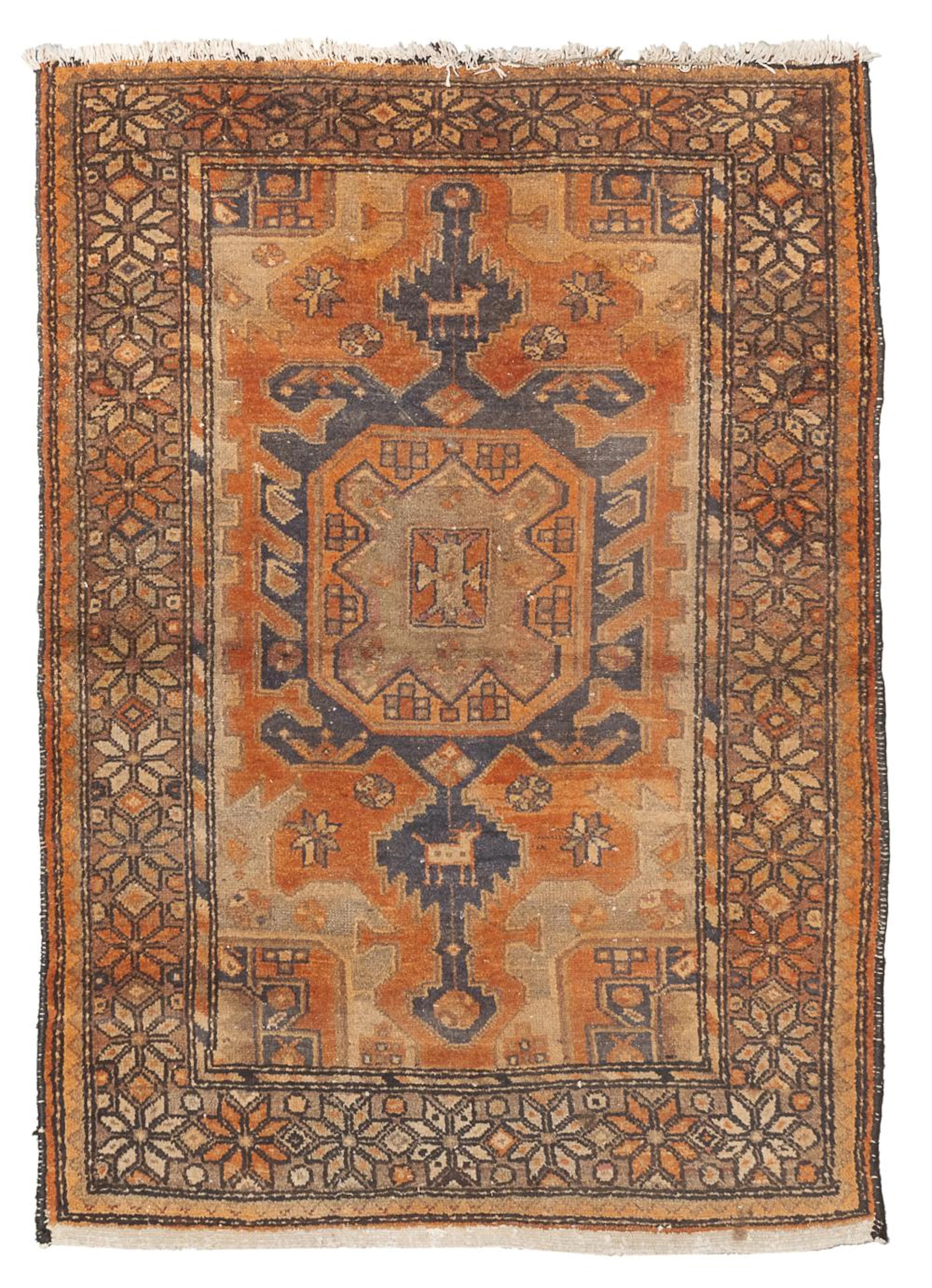 PERSIAN CARPET OF CAUCASIAN INFLUENCE, EARLY 20TH CENTURY