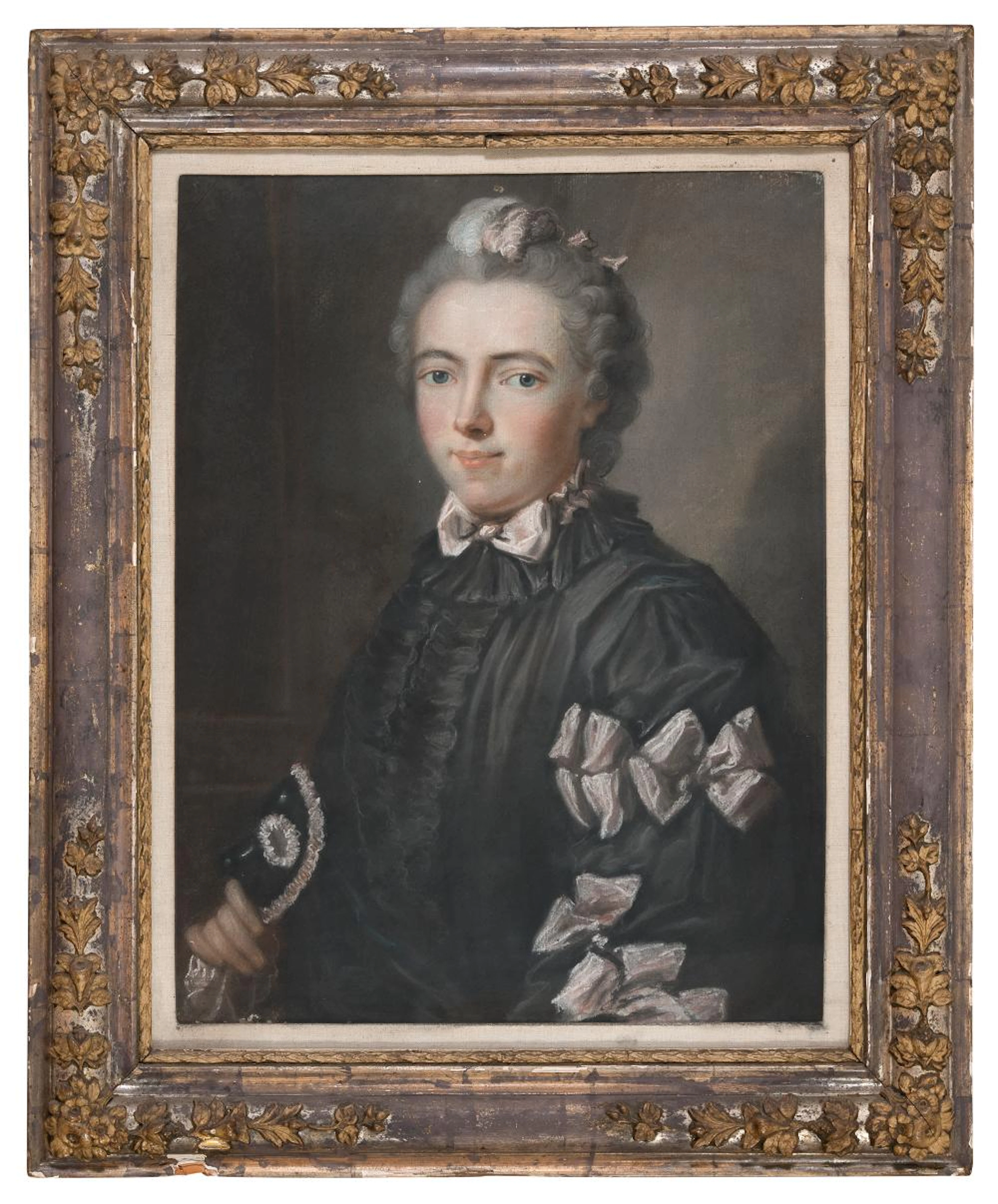 PASTEL PORTRAIT BY FOLLOWER OF ROSALBA CARRIERA